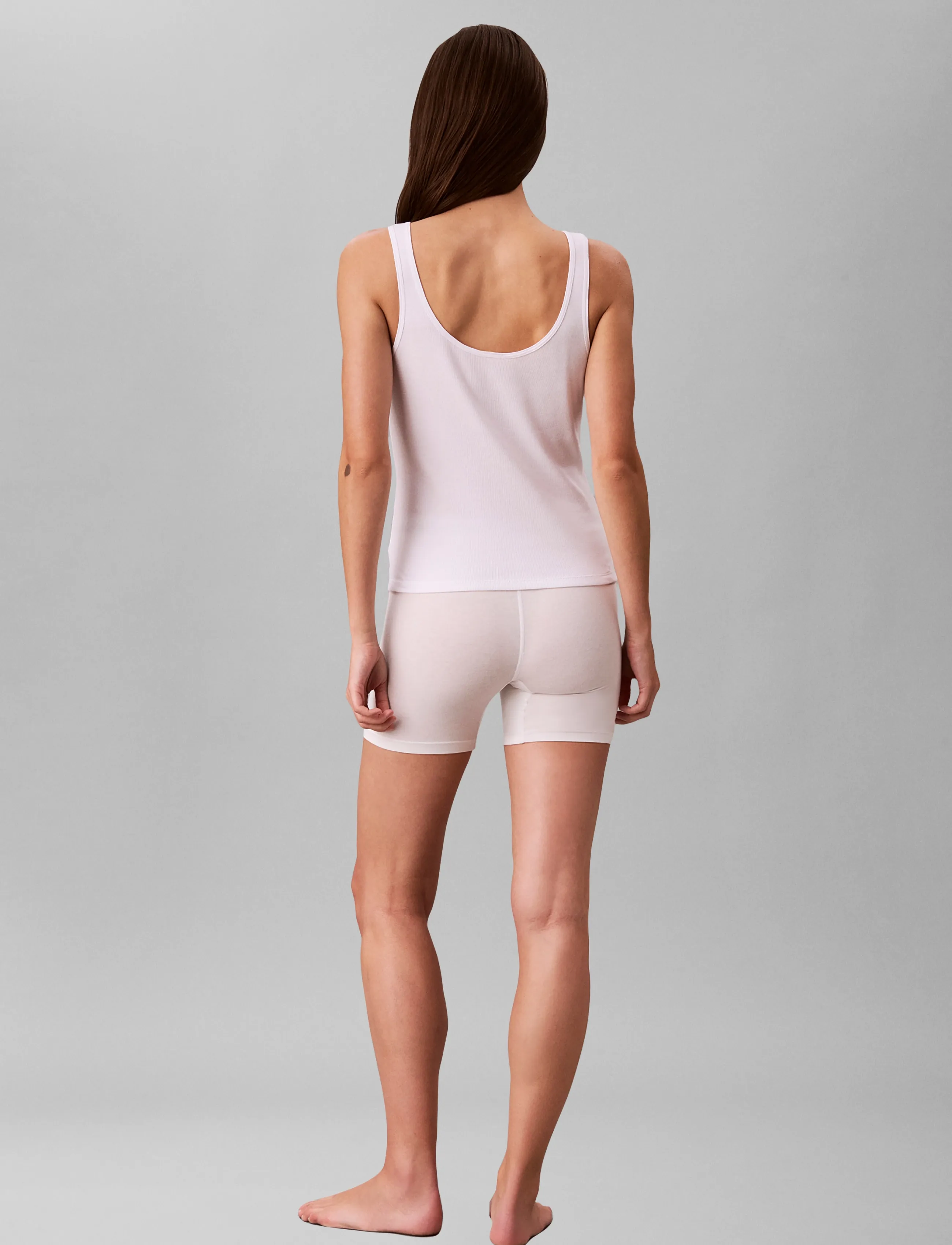 Calvin Klein - SCOOP NECK COTTON TANK 3PK - Överdelar - black brilliant white b10 grey heat - 2