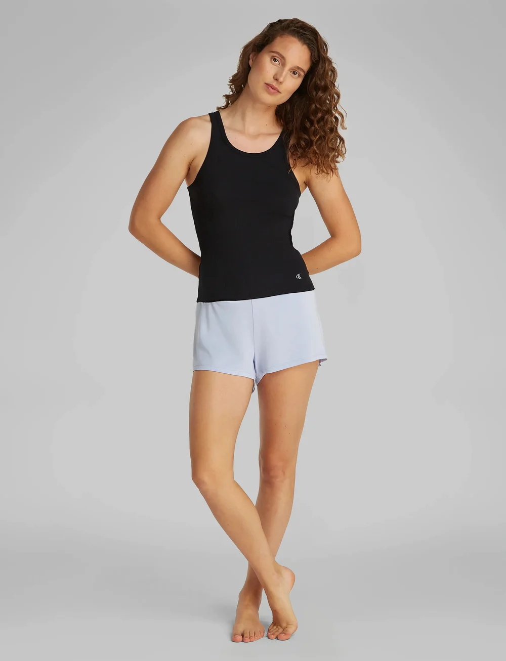 Calvin Klein - SCOOP NECK COTTON TANK 3PK - oberteile - black/black/black - 0