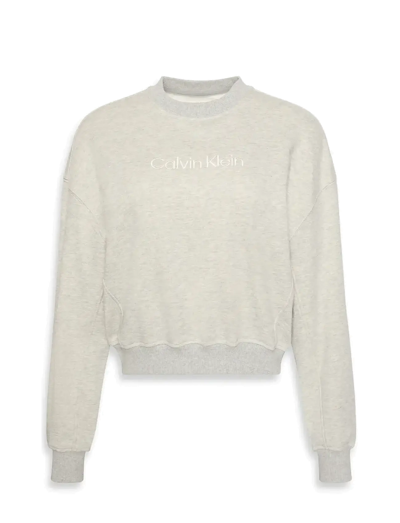 Calvin Klein PO SWEATSHIRT - Sweatshirts - GREY HEATHER / grey