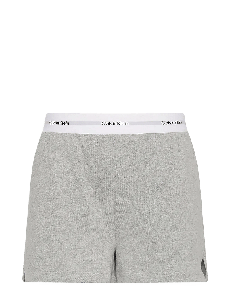 Calvin Klein - LOGO JERSEY SHORT - shorts - b10 grey heather - 1