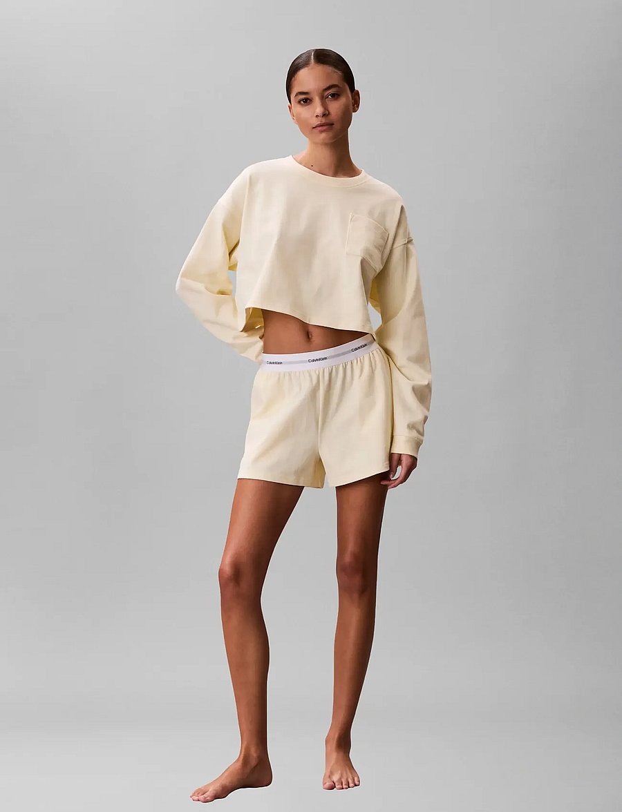Calvin Klein - LOGO JERSEY SHORT - pyjamasshorts - pear sorbet - 3