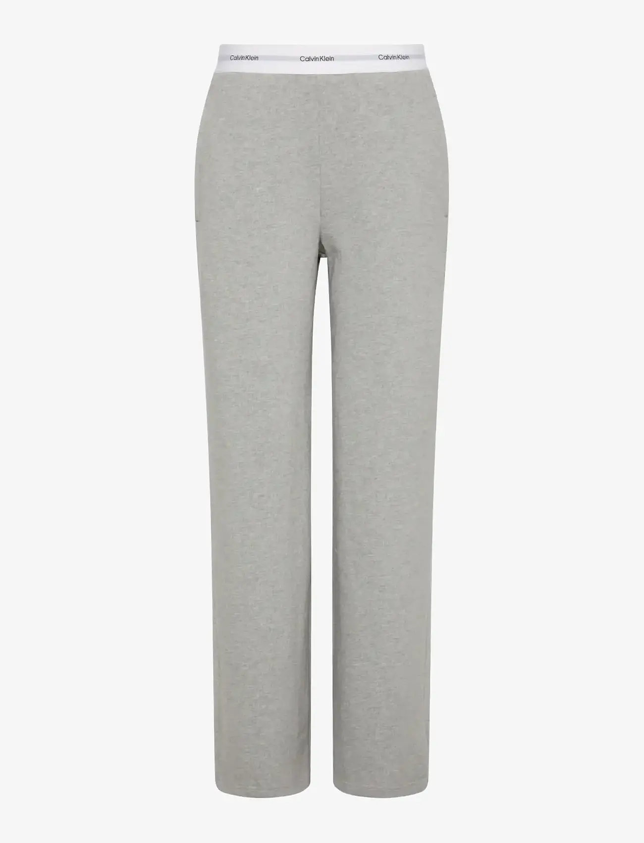 Calvin Klein - LOGO JERSEY PANT - natbukser - b10 grey heather - 1