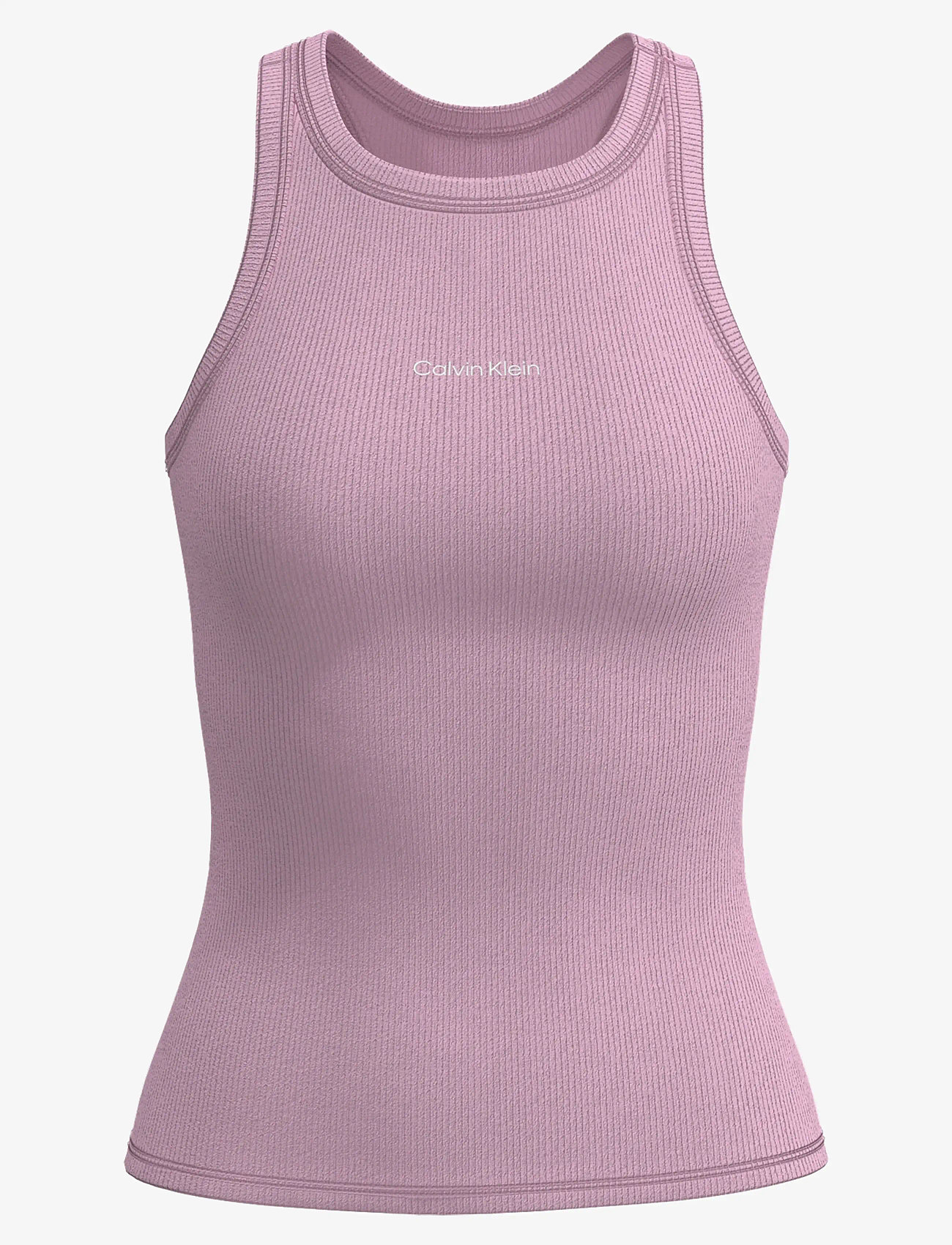 Calvin Klein - GRAPHIC RIB TANK. - alussärgid - pink essence - 0
