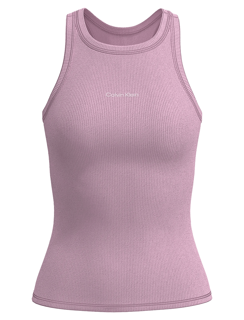 Calvin Klein - GRAPHIC RIB TANK. - alussärgid - pink essence - 0
