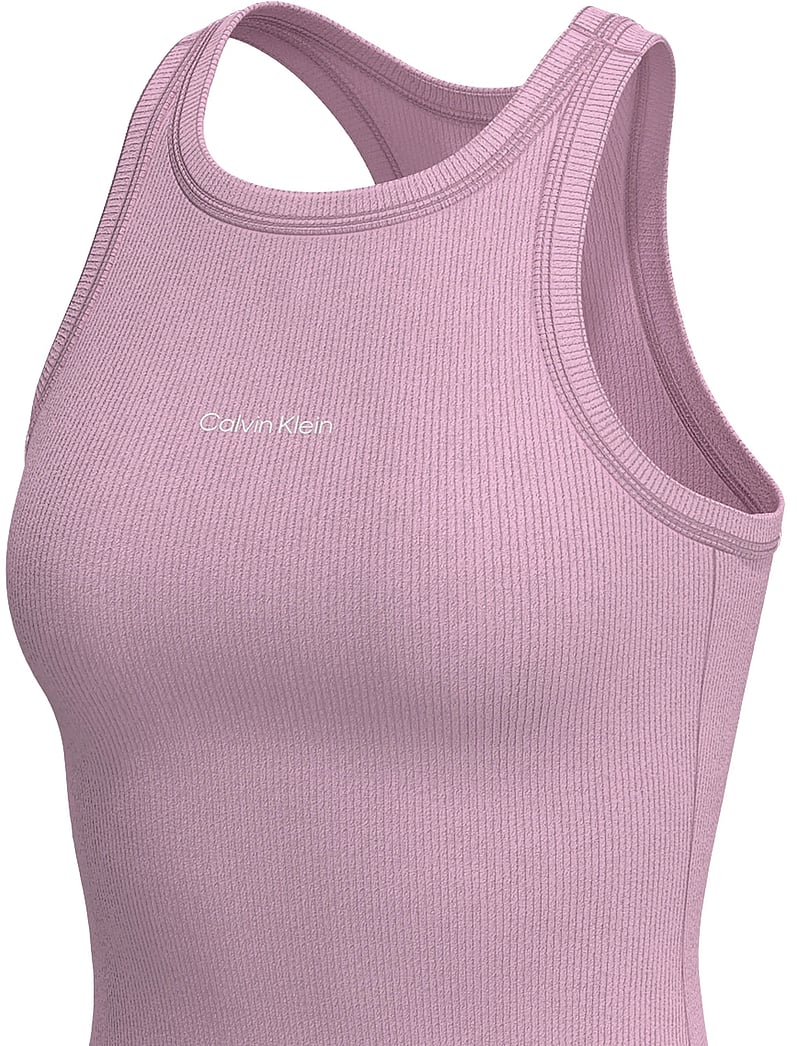 Calvin Klein - GRAPHIC RIB TANK. - alussärgid - pink essence - 2