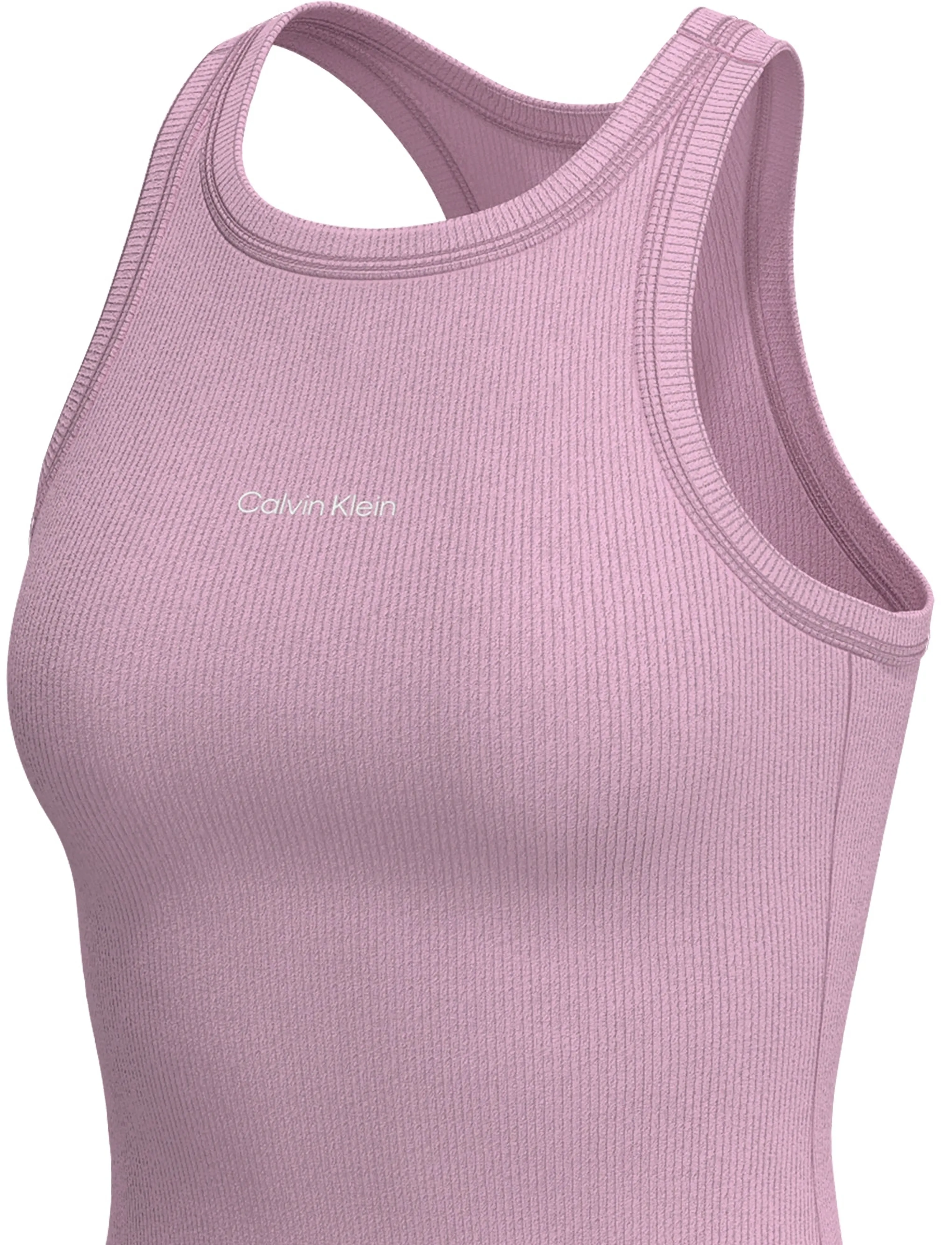 Calvin Klein - GRAPHIC RIB TANK. - oberteile - pink essence - 2
