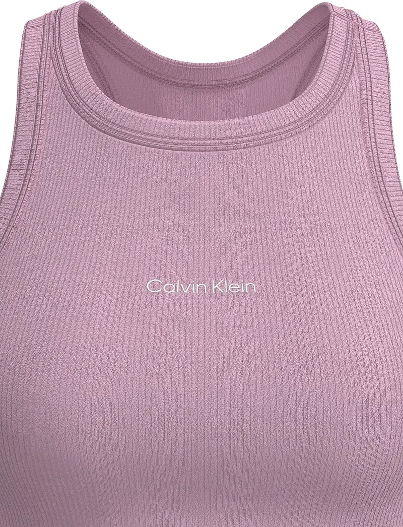 Calvin Klein - GRAPHIC RIB TANK. - alussärgid - pink essence - 4