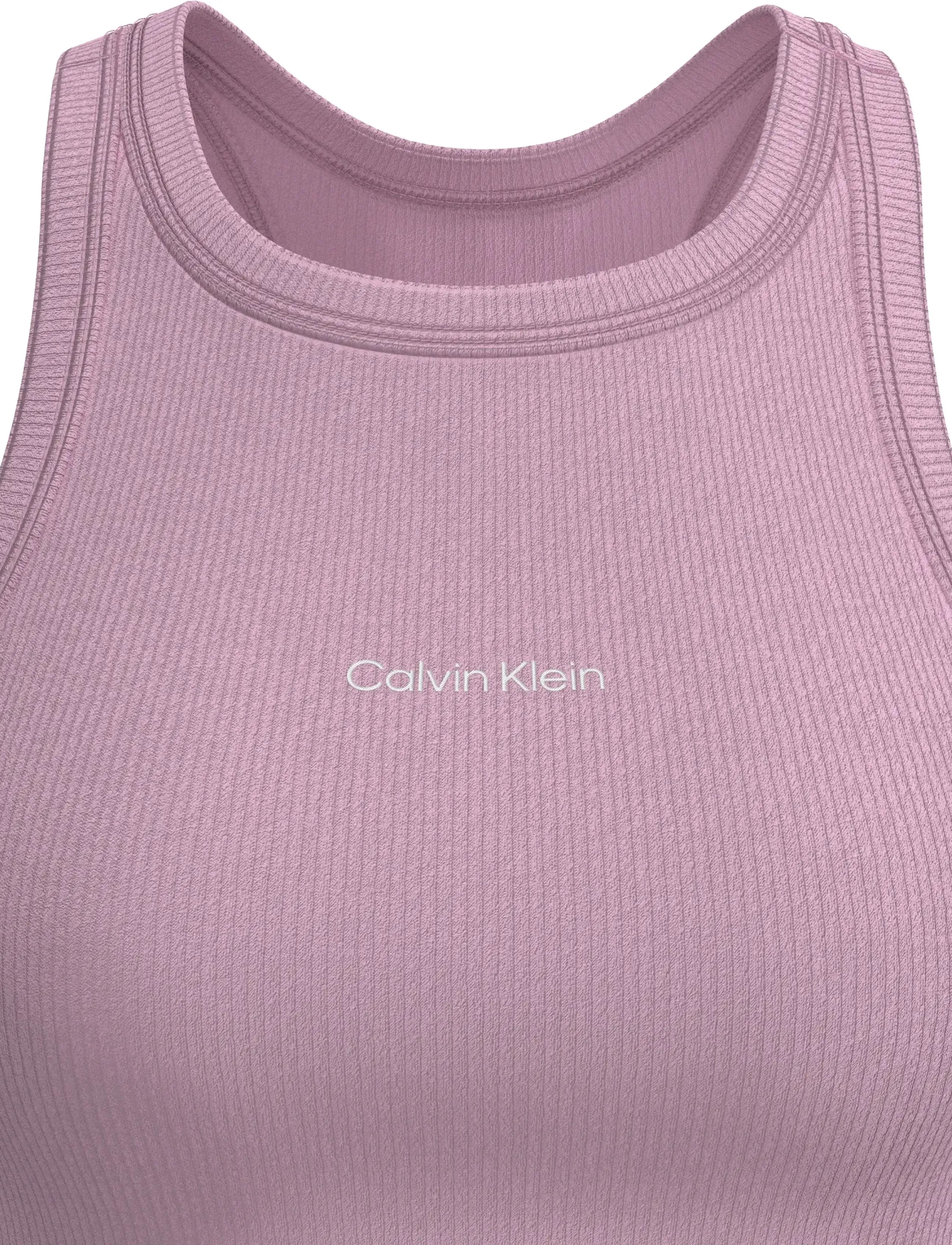 Calvin Klein - GRAPHIC RIB TANK. - oberteile - pink essence - 4