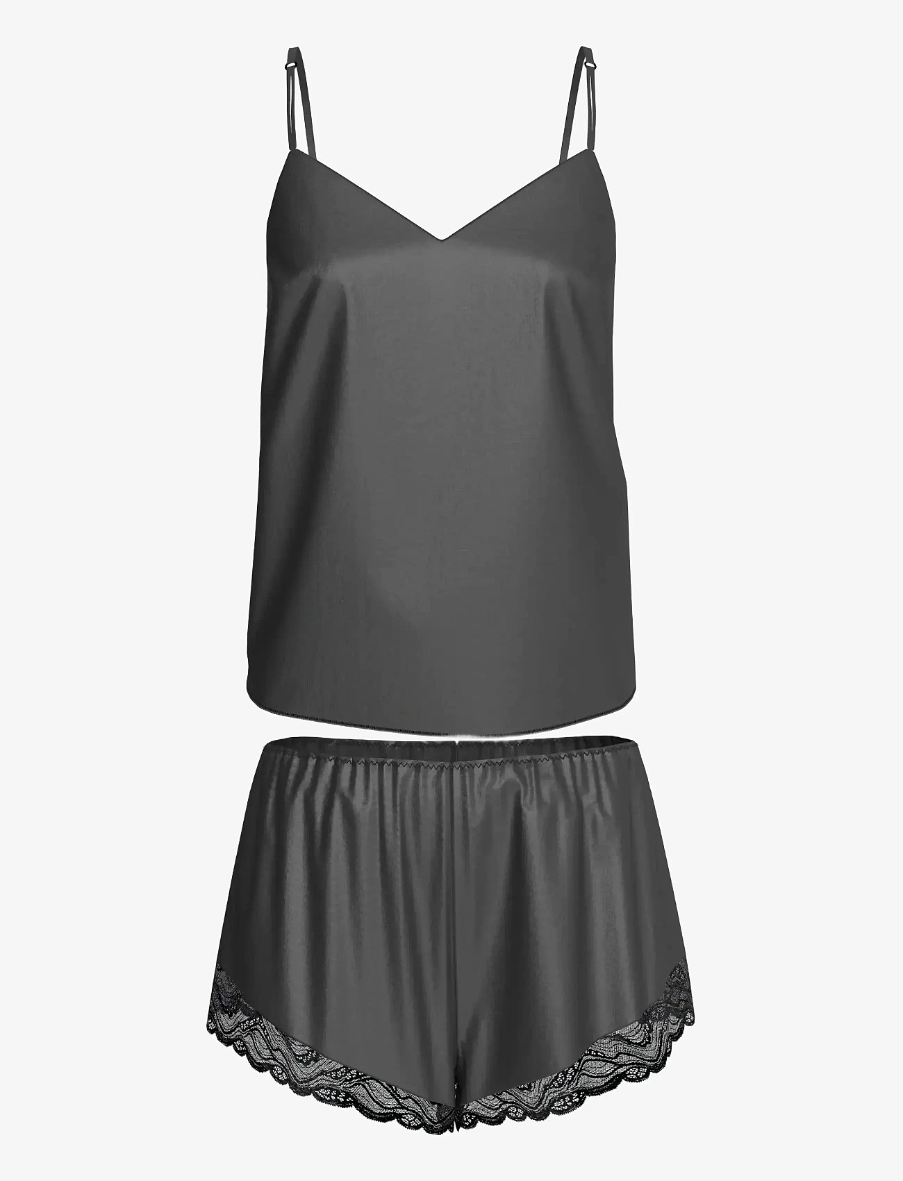 Calvin Klein - CAMI SHORT SET - black - 0