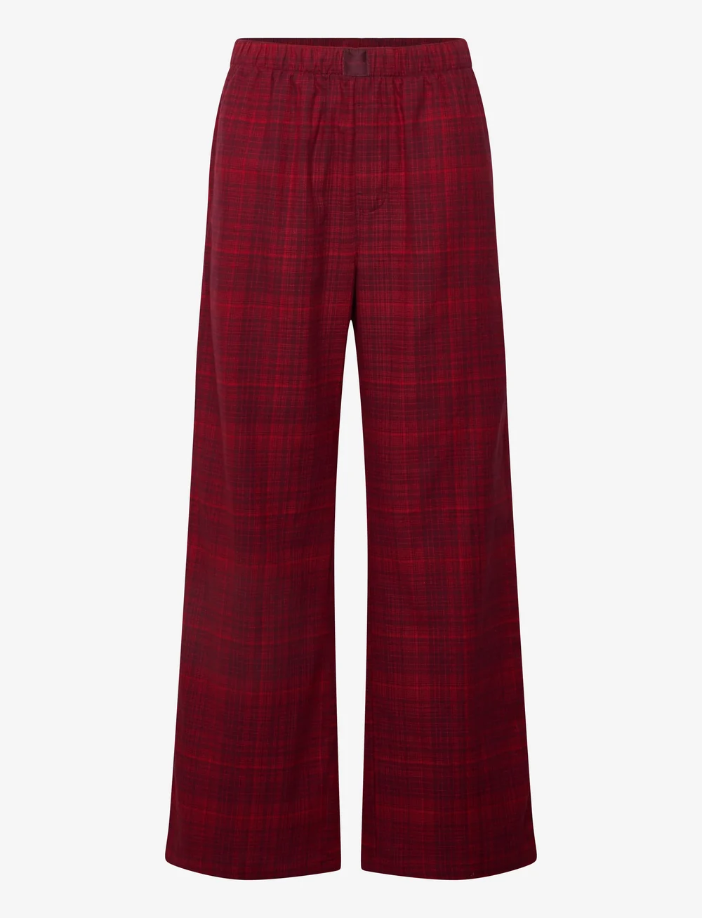 Calvin Klein - LS TEE FLANNEL PANT SET - pyjamas - zinfandel w zinfandel jotted madras - 2