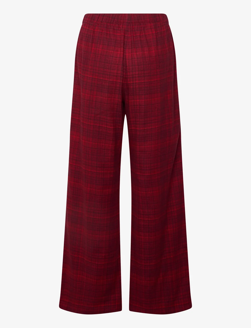 Calvin Klein - LS TEE FLANNEL PANT SET - pyjamas - zinfandel w zinfandel jotted madras - 3