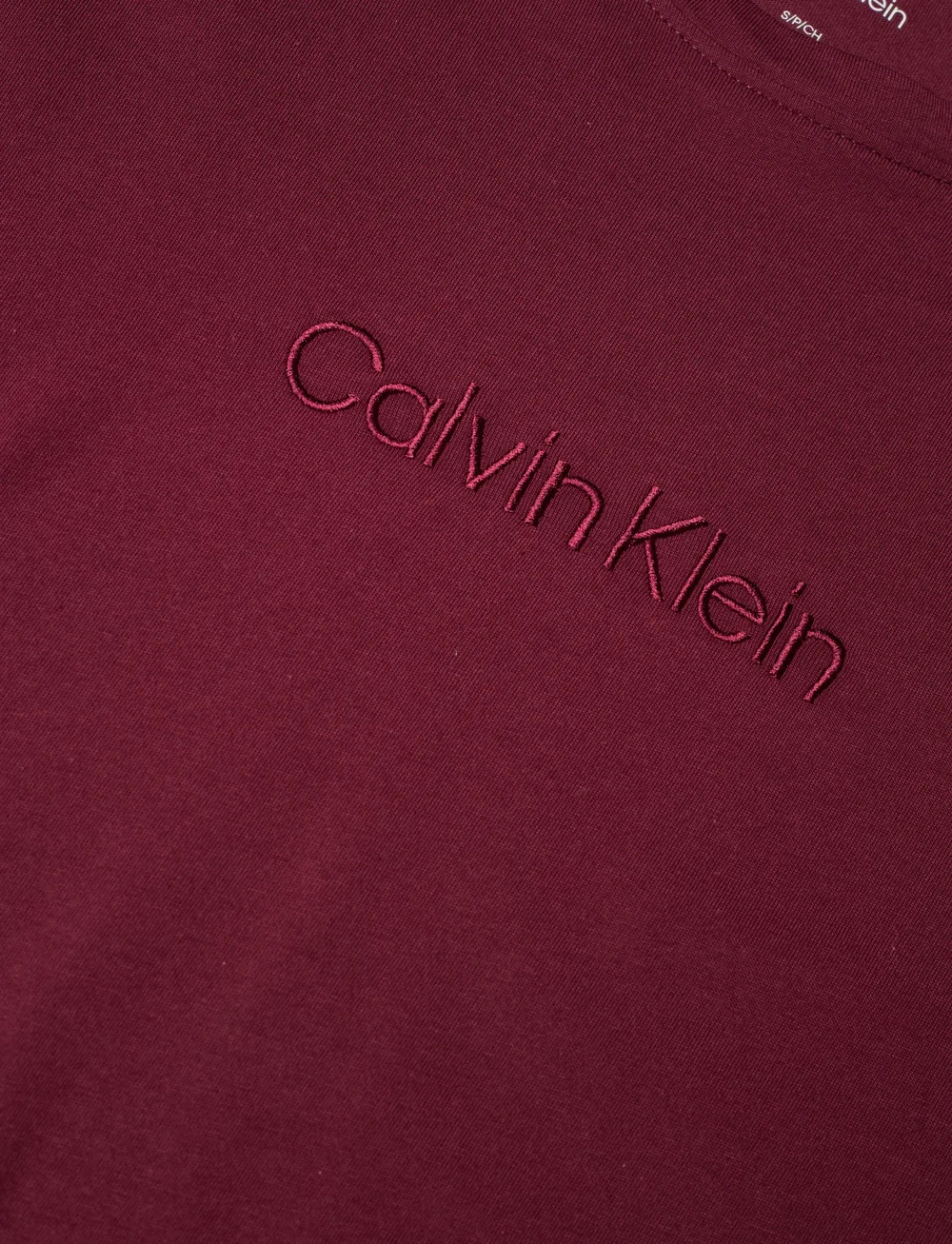 Calvin Klein - LS TEE FLANNEL PANT SET - pyjamas - zinfandel w zinfandel jotted madras - 4