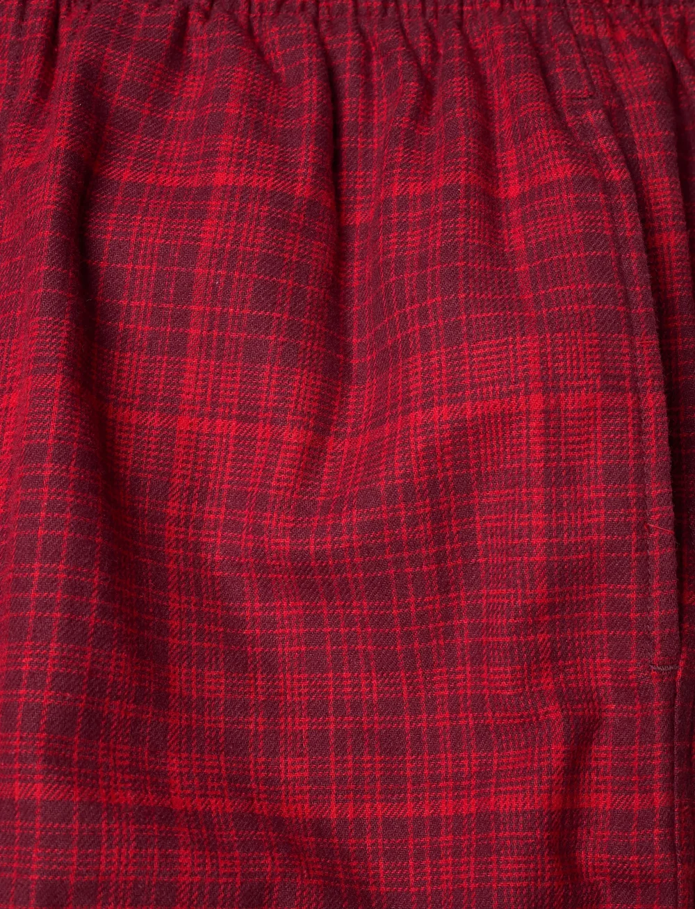 Calvin Klein - LS TEE FLANNEL PANT SET - pyjamas - zinfandel w zinfandel jotted madras - 5