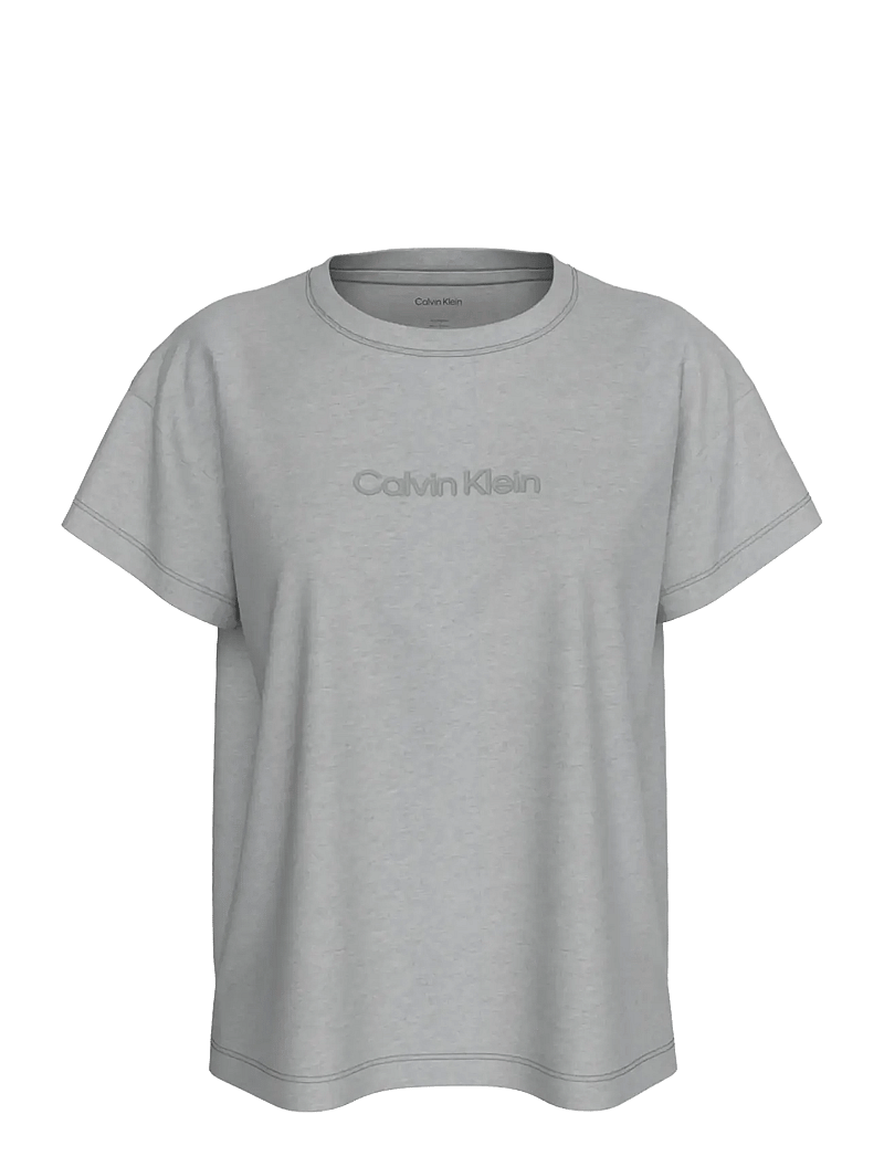 Calvin Klein - RELAXED TEE - Överdelar - b10 grey heather - 0