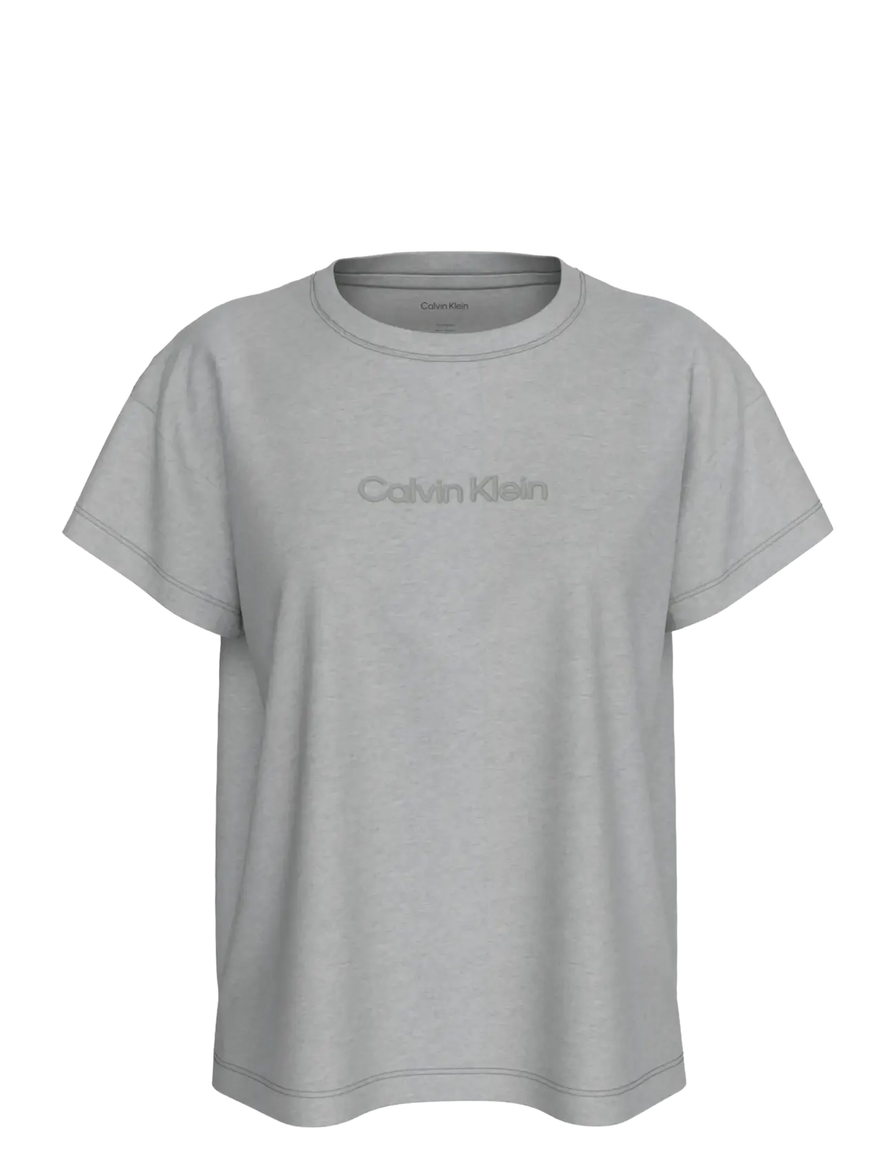 Calvin Klein - RELAXED TEE - alussärgid - b10 grey heather - 1