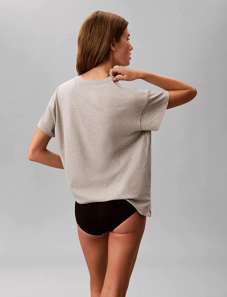 Calvin Klein - RELAXED TEE - t-shirts - b10 grey heather - 2
