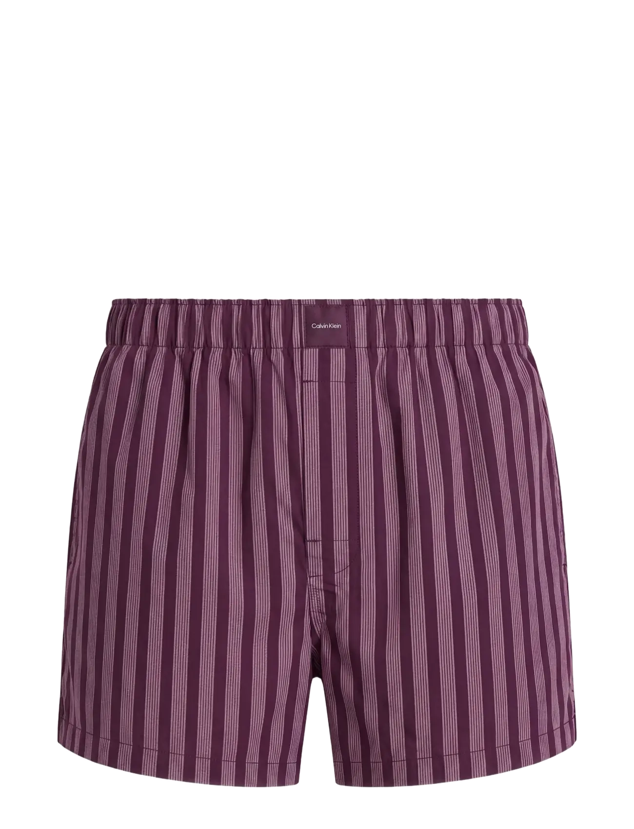 Calvin Klein COVERED WB POPLIN SHORT - Lingerie - BESPOKE STRIPE+DARK PURPLE / purple