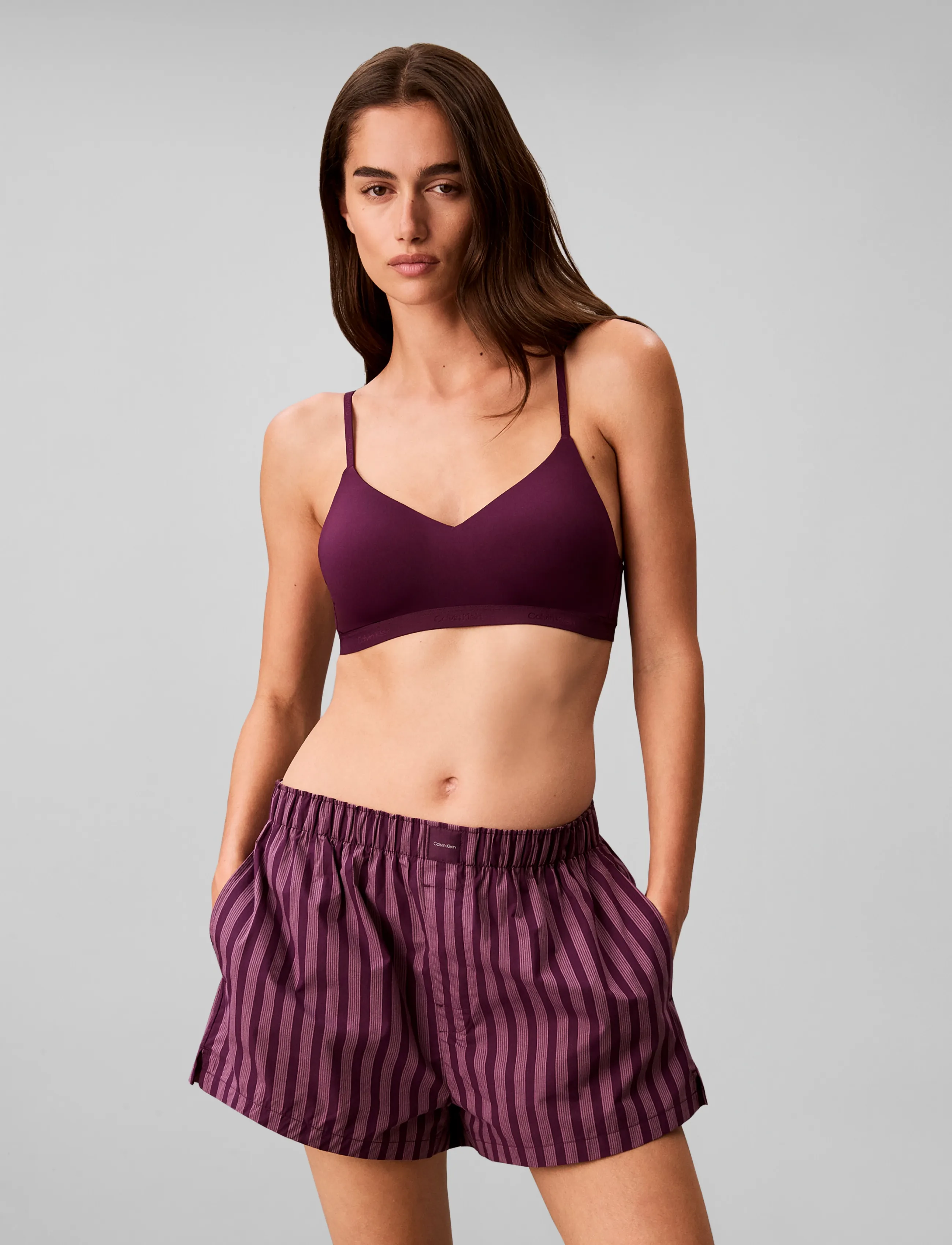 Calvin Klein Covered Wb Poplin Short korta shorts dam – bild 6