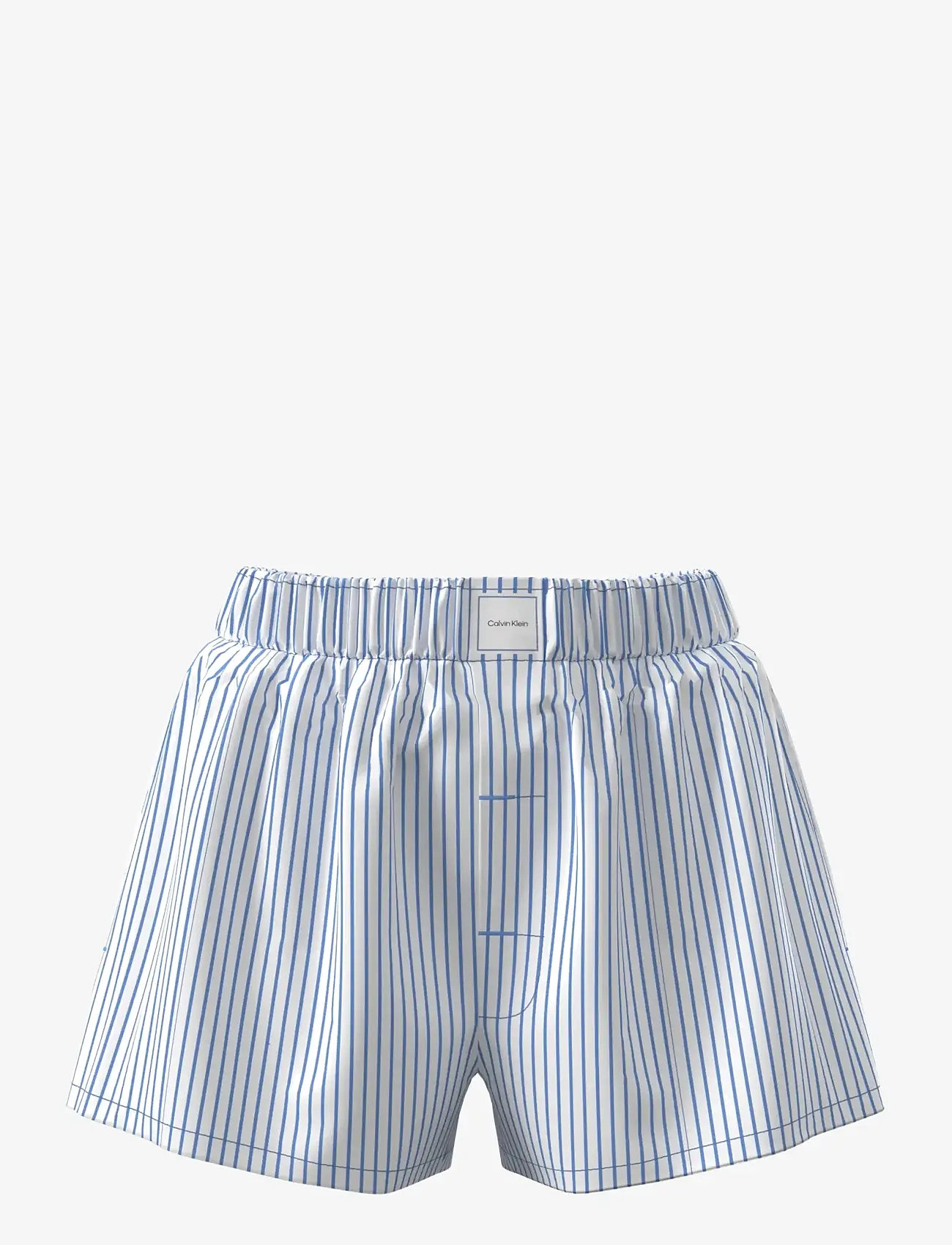 Calvin Klein - COVERED WB POPLIN SHORT - natshorts - sera stripe blue descent - 1