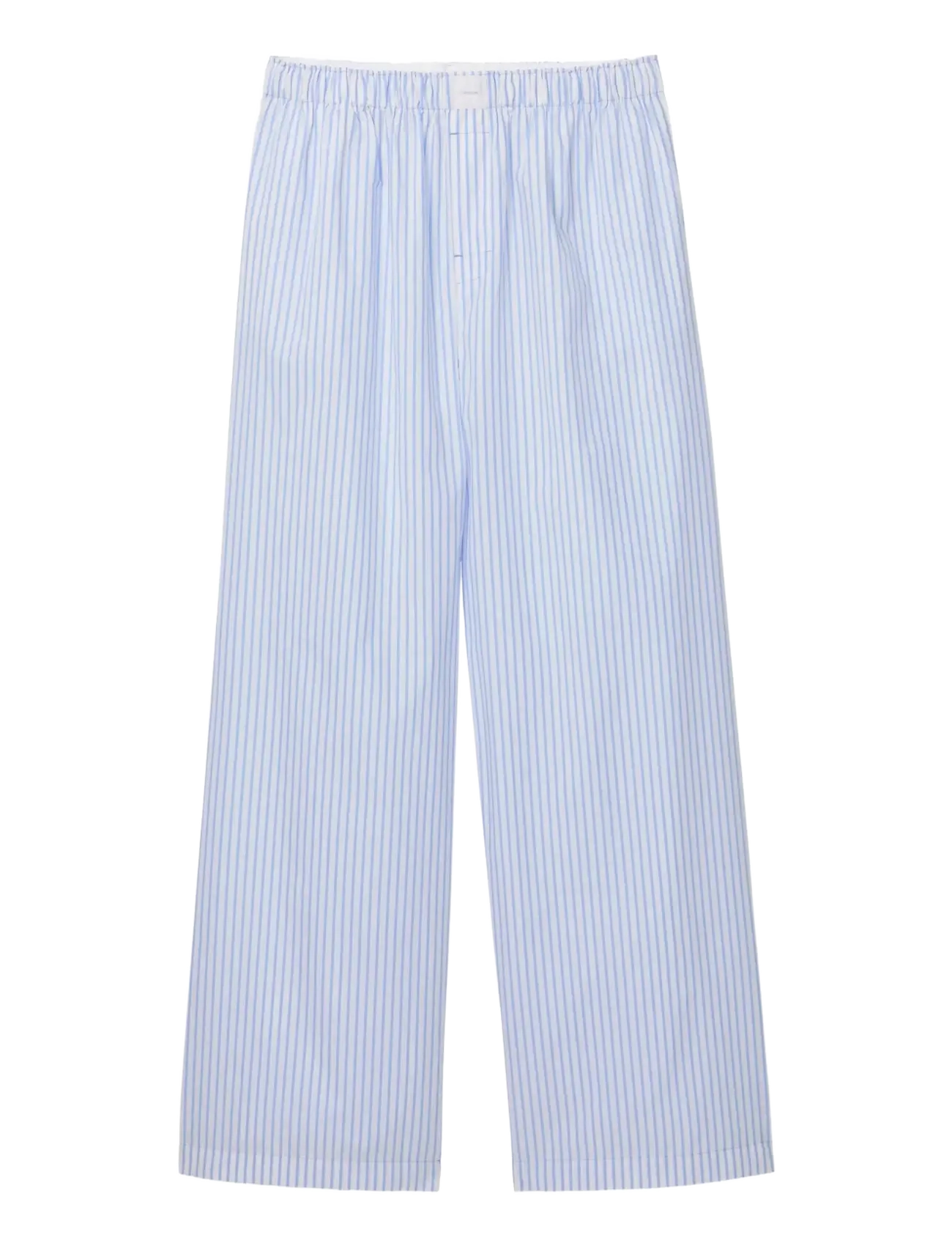CALVIN KLEIN Covered Wb Poplin Hose Blau - XL - Damen