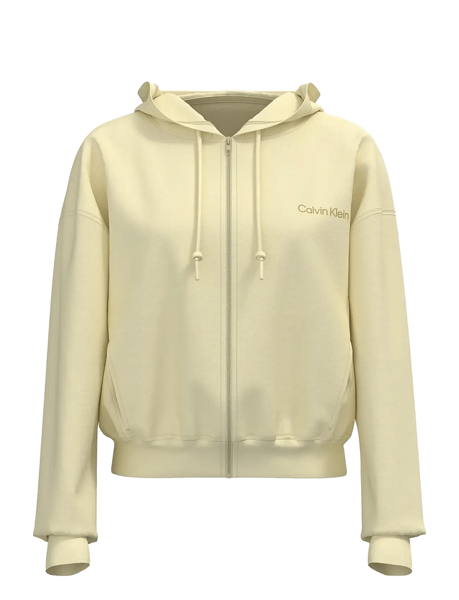 Calvin Klein - FULL ZIP SWEAT HOODIE - kapuzenpullover - pear sorbet - 1