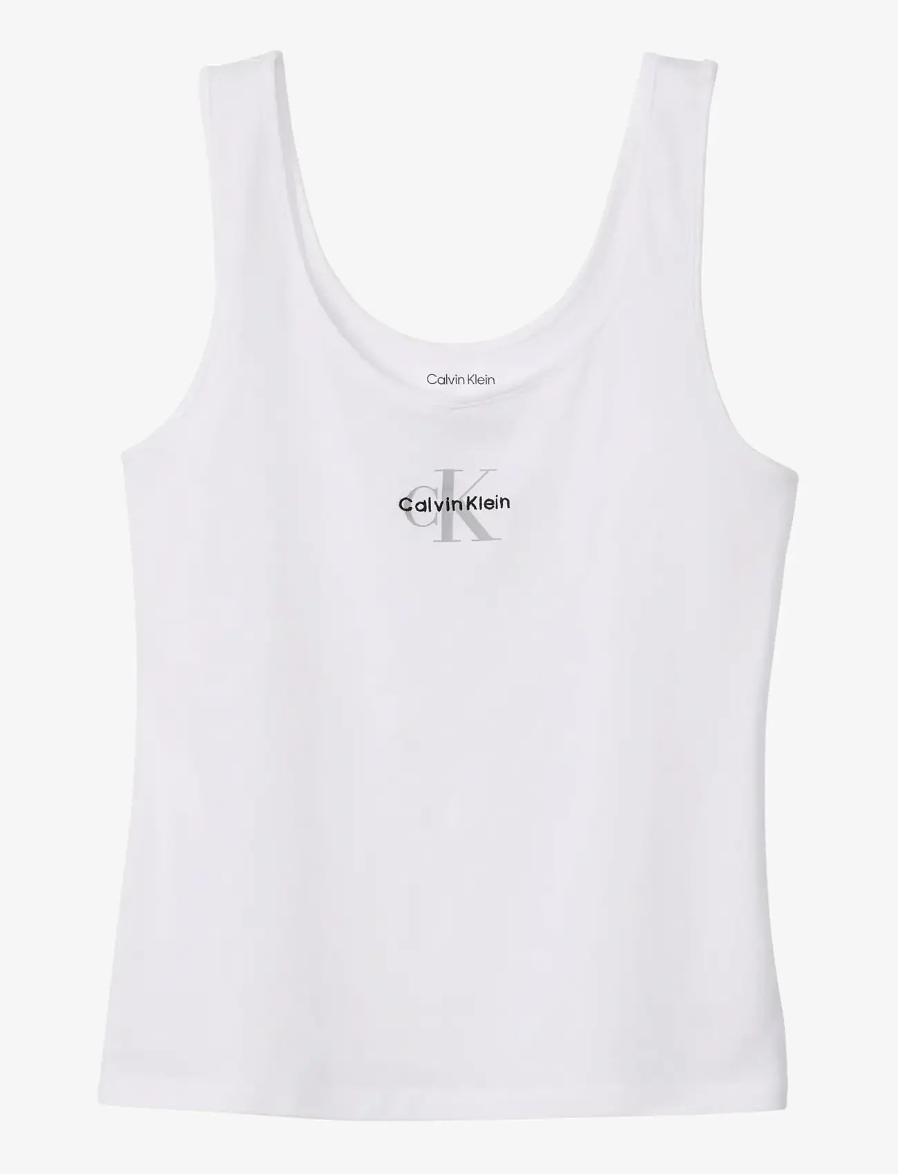 Calvin Klein - CK GRAPHIC TANK - tanktops - classic white - 1