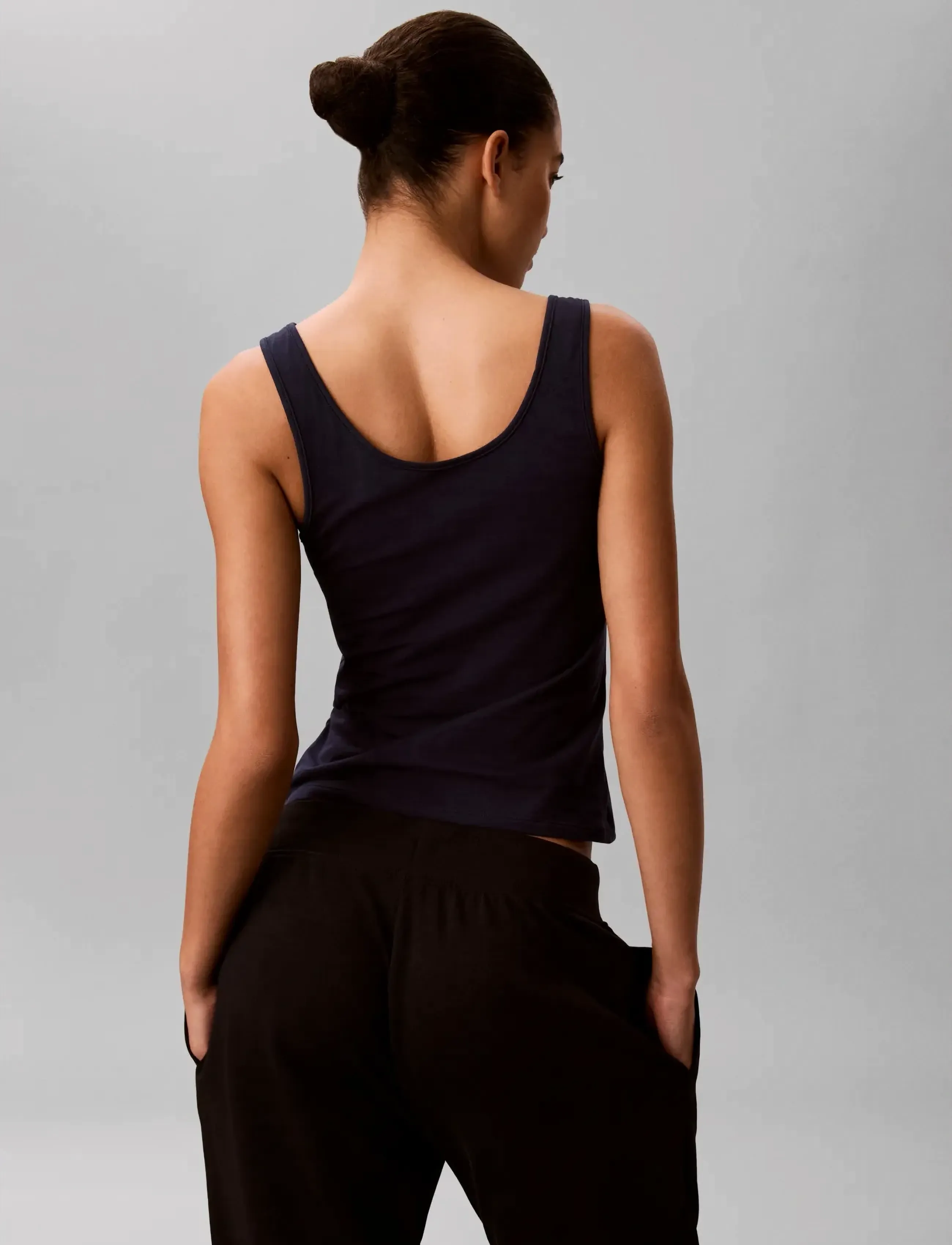 Calvin Klein - CK GRAPHIC TANK - Ärmellose tops - shoreline - 2