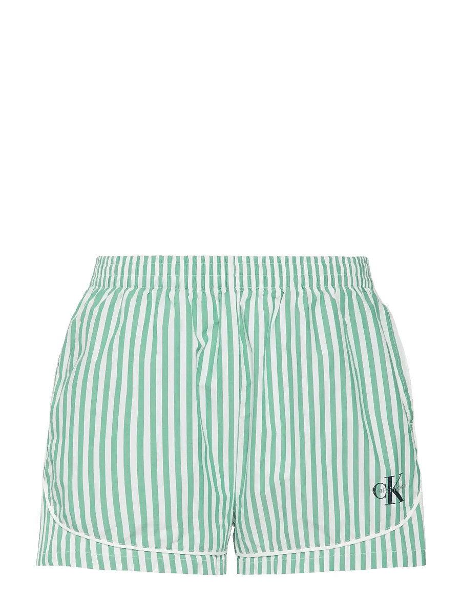Calvin Klein - CK GRAPHIC POPLIN TRACK SHORT - natshorts - penny stripe mardi gras green - 1
