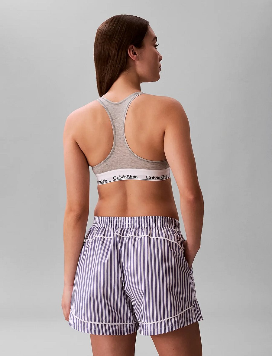 Calvin Klein - CK GRAPHIC POPLIN TRACK SHORT - natshorts - penny stripe blue river fog - 2