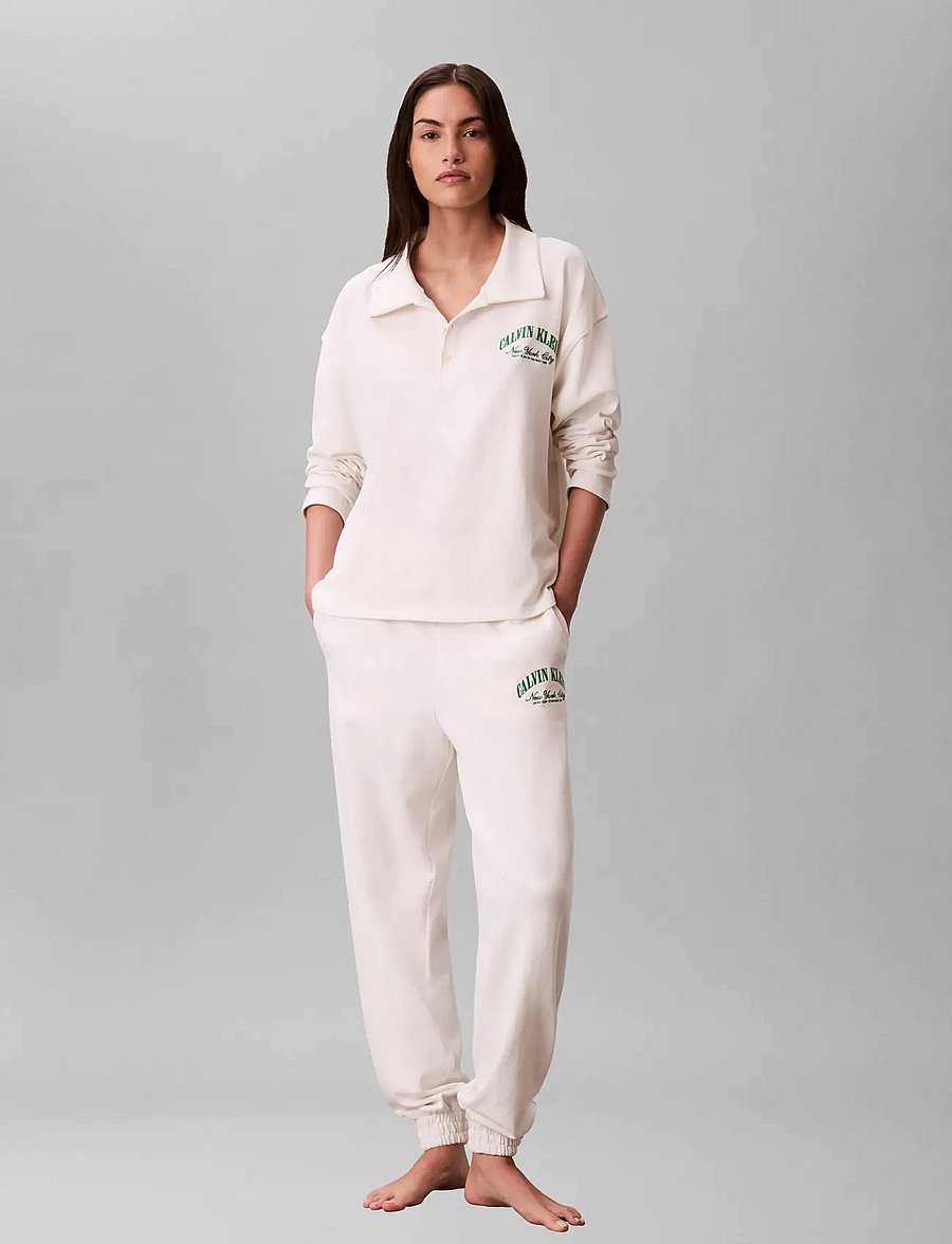 Calvin Klein - GX JERSEY JOGGER - everyday style - tofu - 0