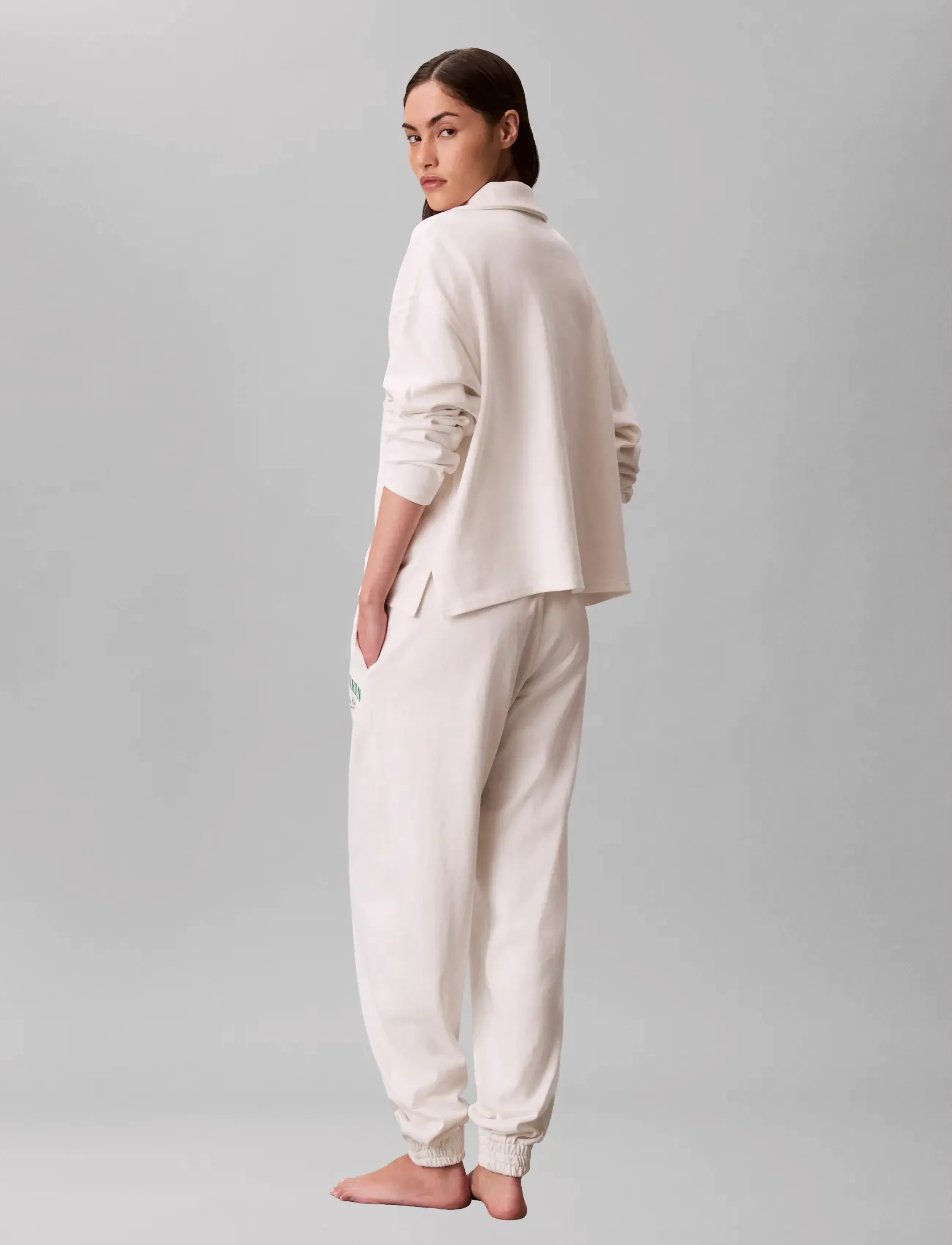 Calvin Klein - GX JERSEY JOGGER - pantalons jogger - tofu - 2