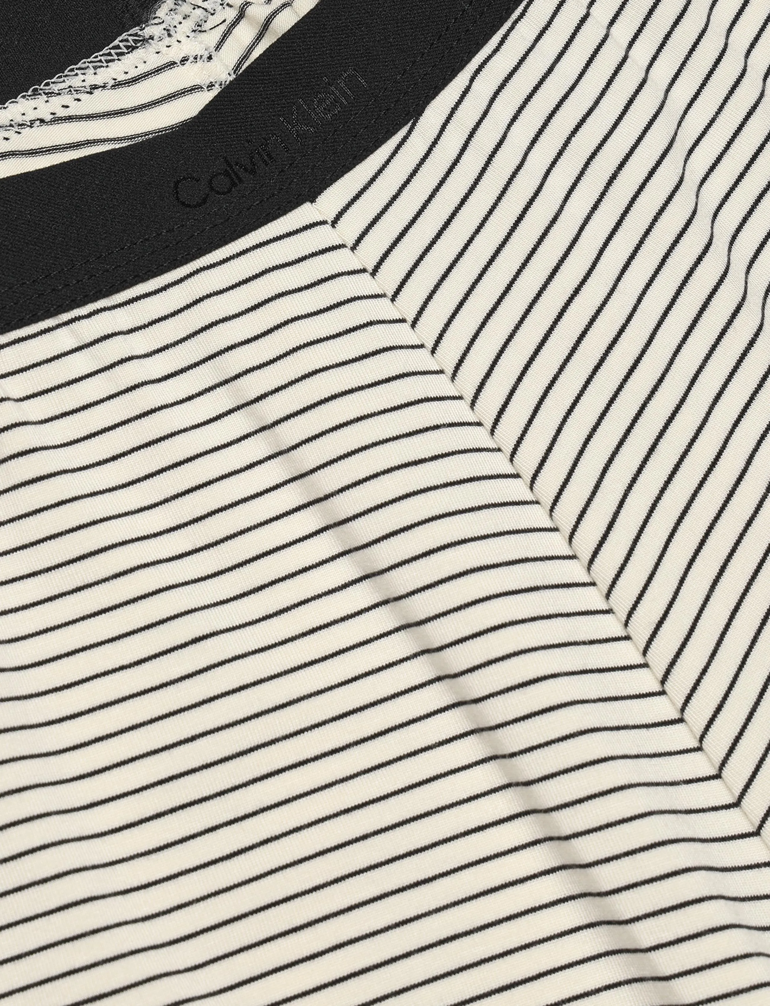 Calvin Klein - MODAL SHORTIE - erin stripe ivory - 2