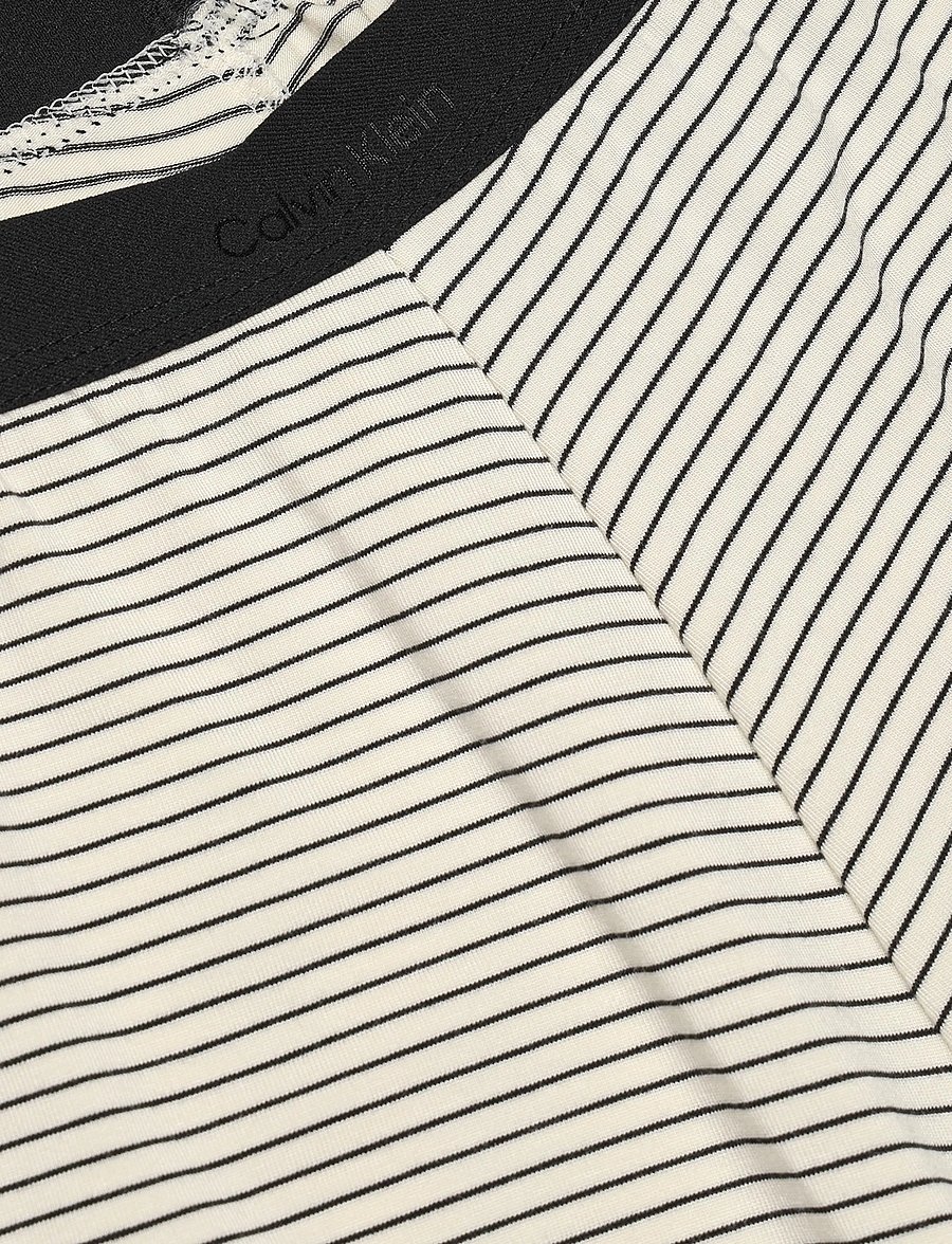 Calvin Klein - MODAL SHORTIE - erin stripe ivory - 2