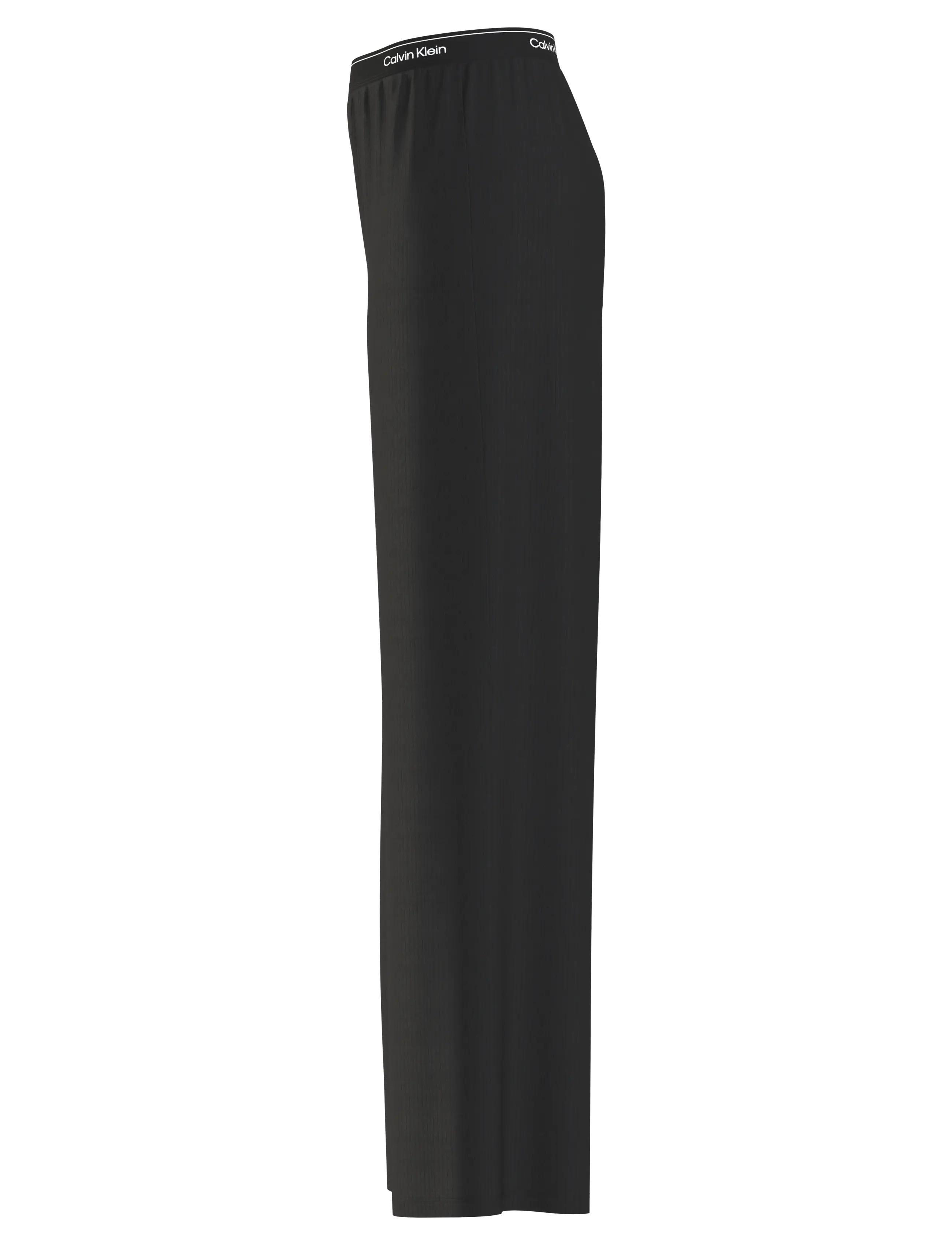 Calvin Klein - DROP NEEDLE WIDELEG PANT - bas de pyjama - black - 3