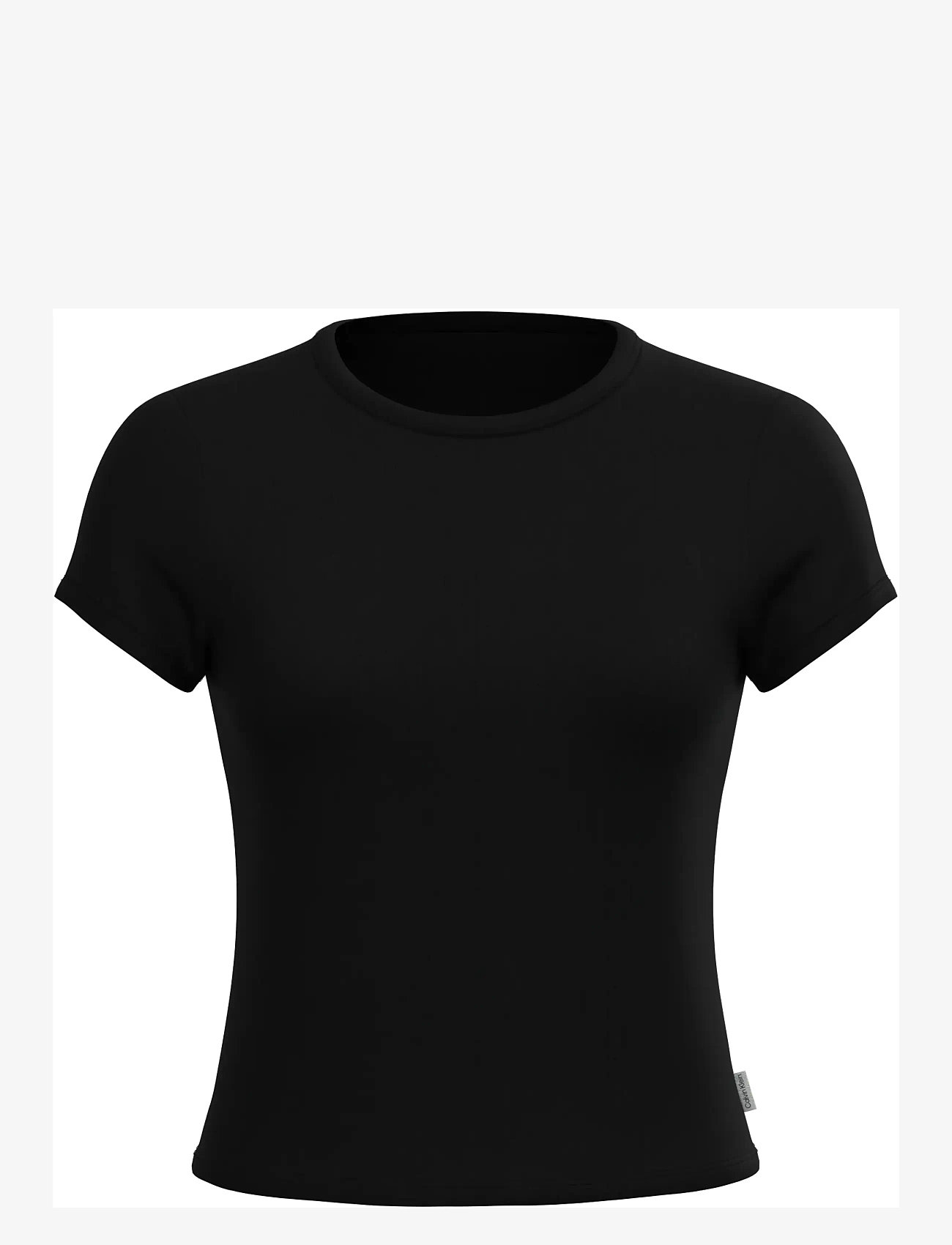 Calvin Klein - DROP NEEDLE BABY TEE - t-shirts - black - 0