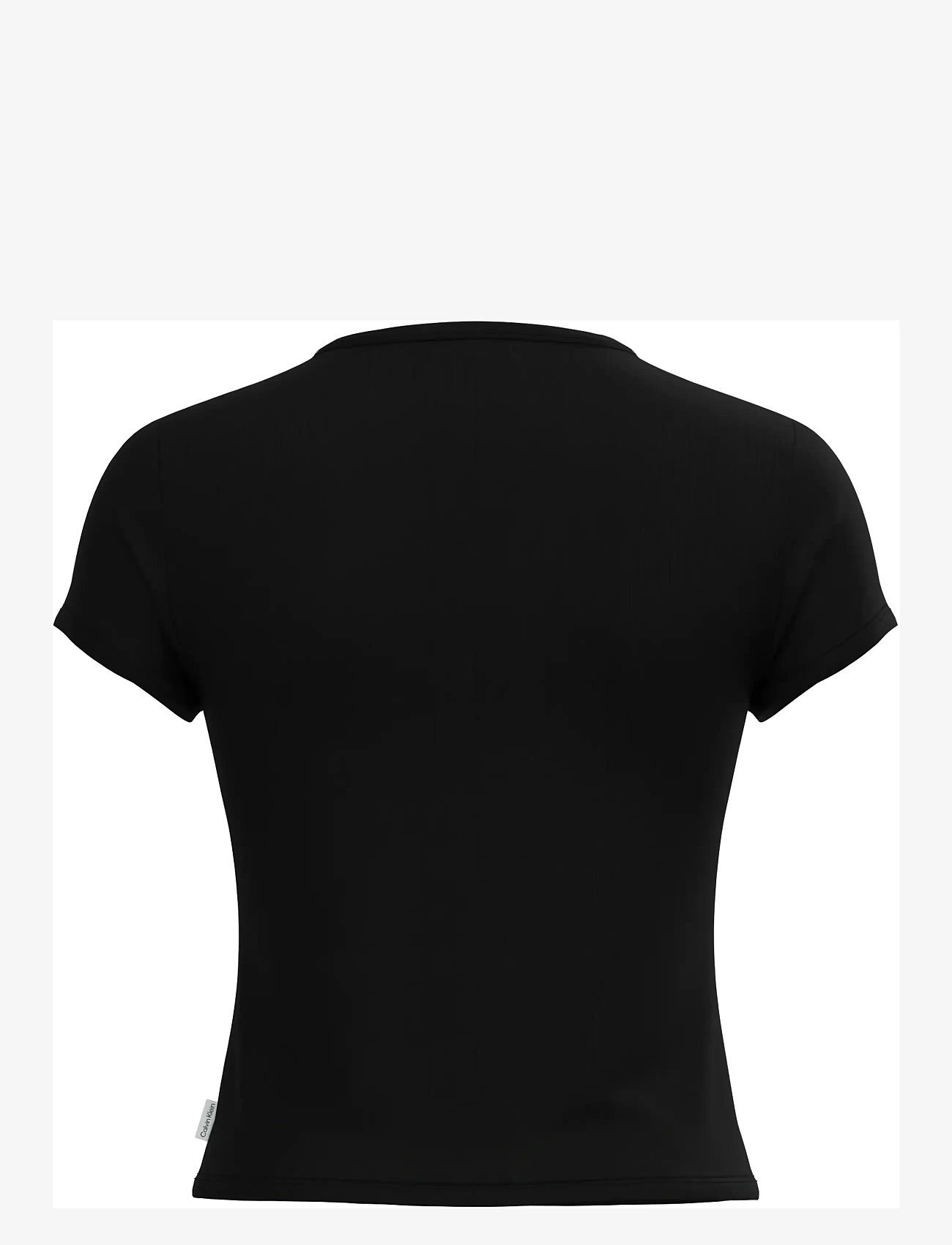 Calvin Klein - DROP NEEDLE BABY TEE - t-shirts - black - 1