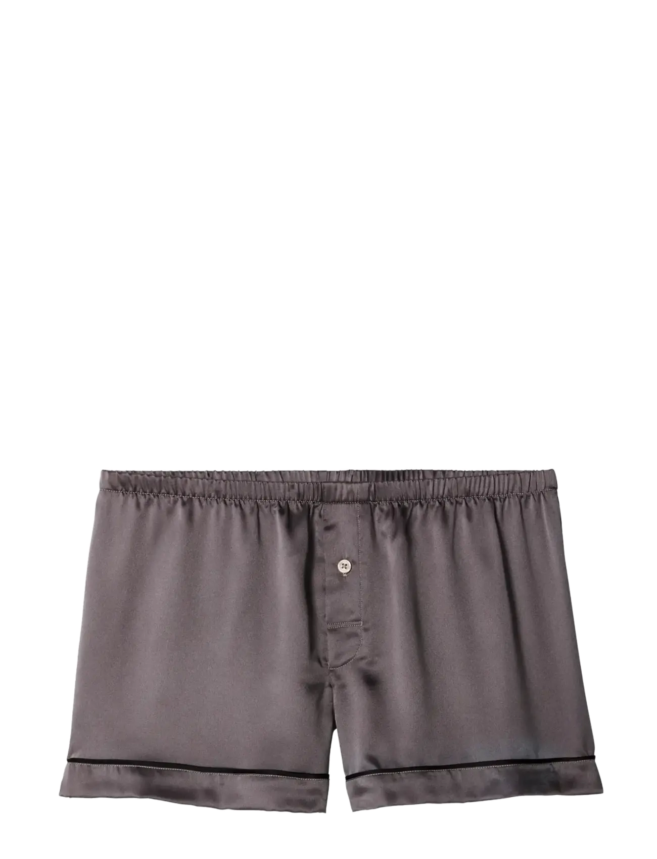 Calvin Klein SATIN SHORT - Pesu - BOTANICAL BROWN / brown
