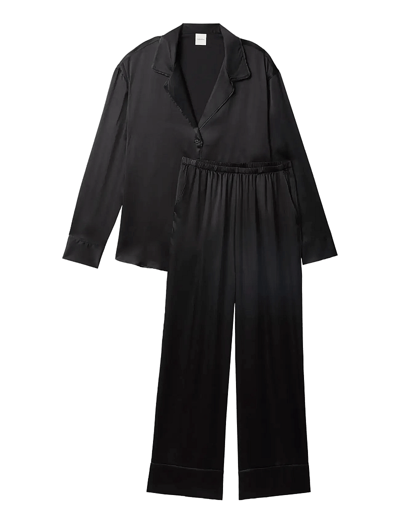 Calvin Klein - SATIN SET - pyjamas - black - 1