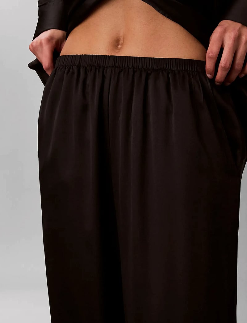 Calvin Klein - SATIN SET - pyjamas - black - 4
