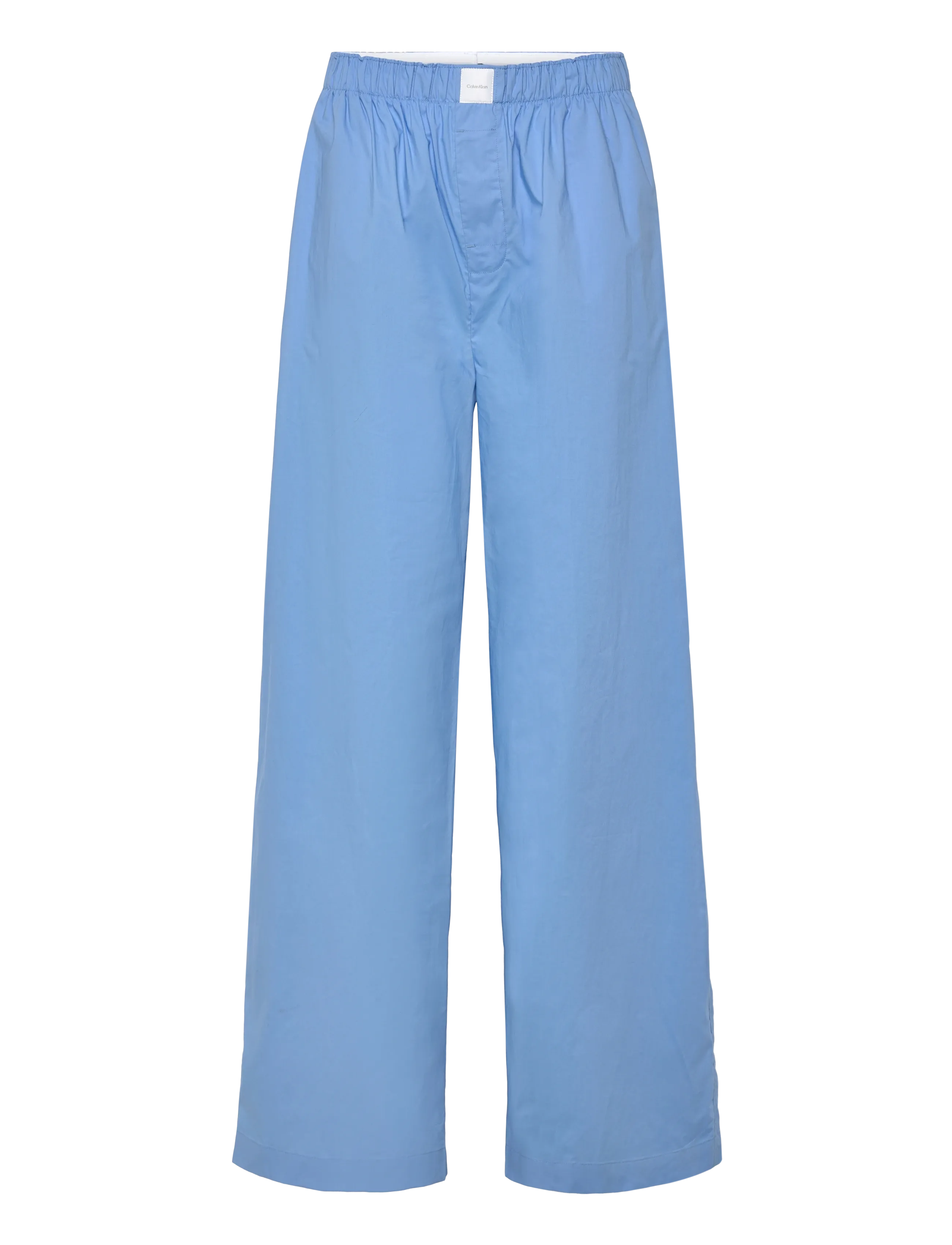 Calvin Klein - LS PANT SET - náttföt - classic white top w  blue descent p - 2