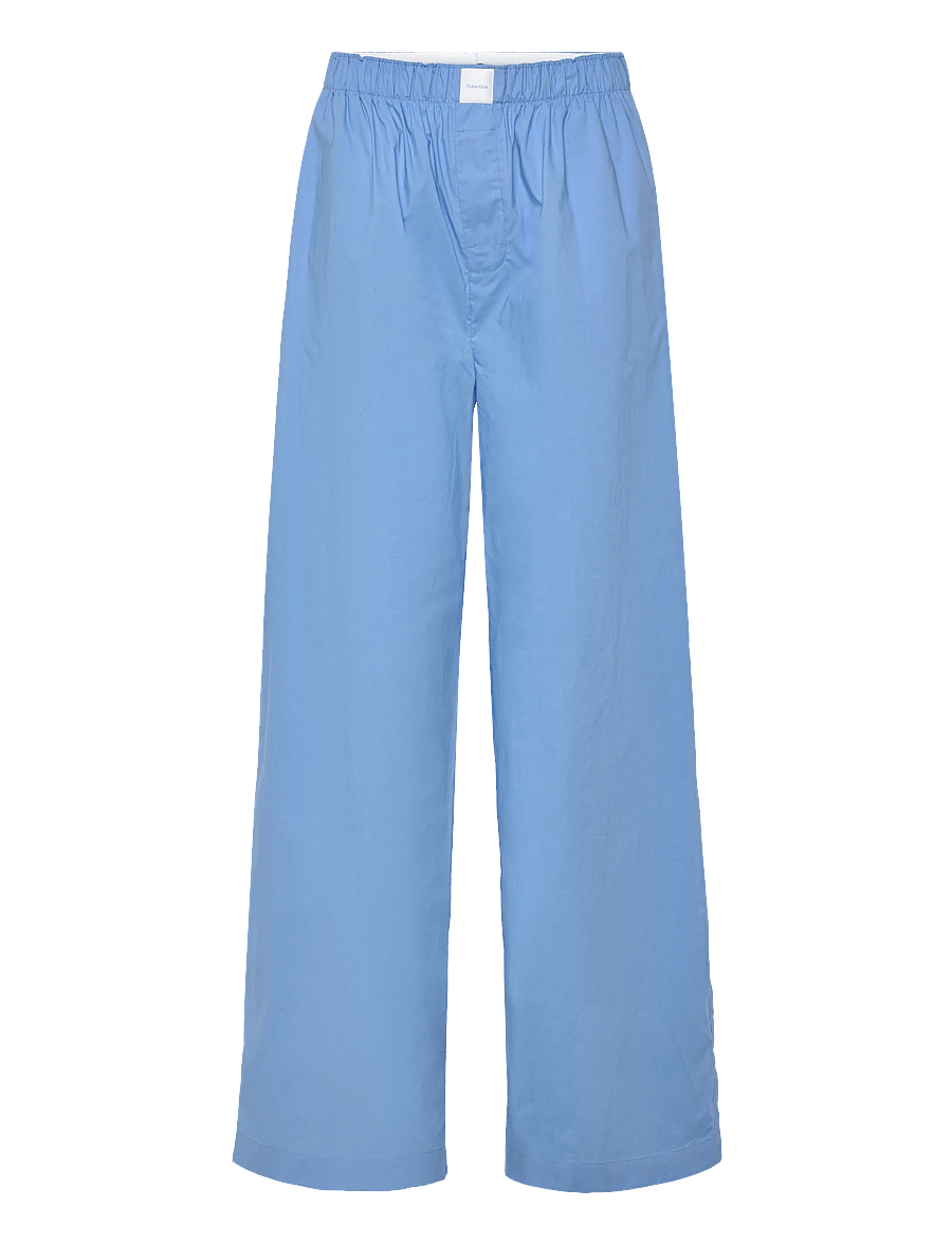 Calvin Klein - LS PANT SET - pyjamas - classic white top w blue descent p - 3
