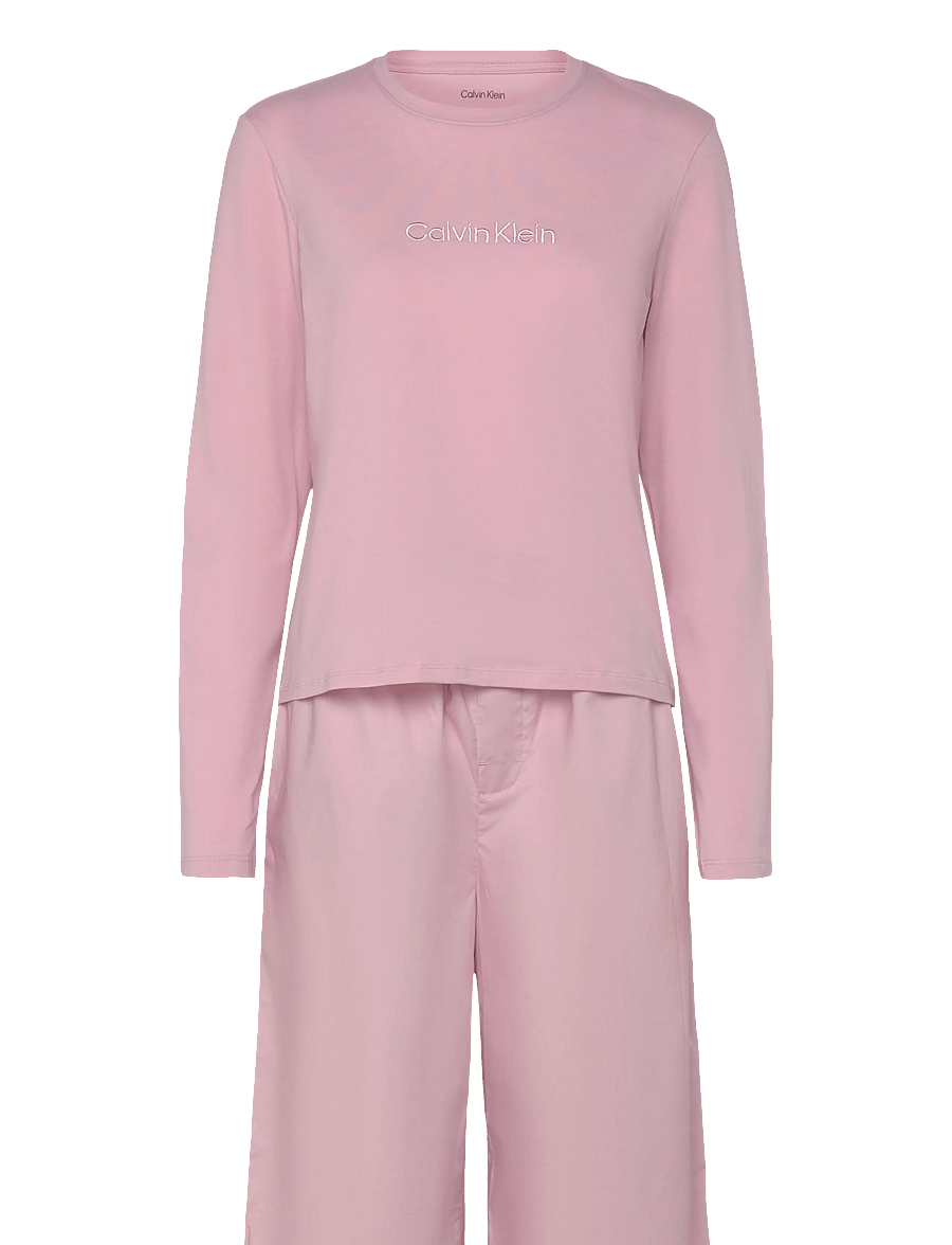 Calvin Klein - LS PANT SET - pyjamas - hawaii orchid - 1