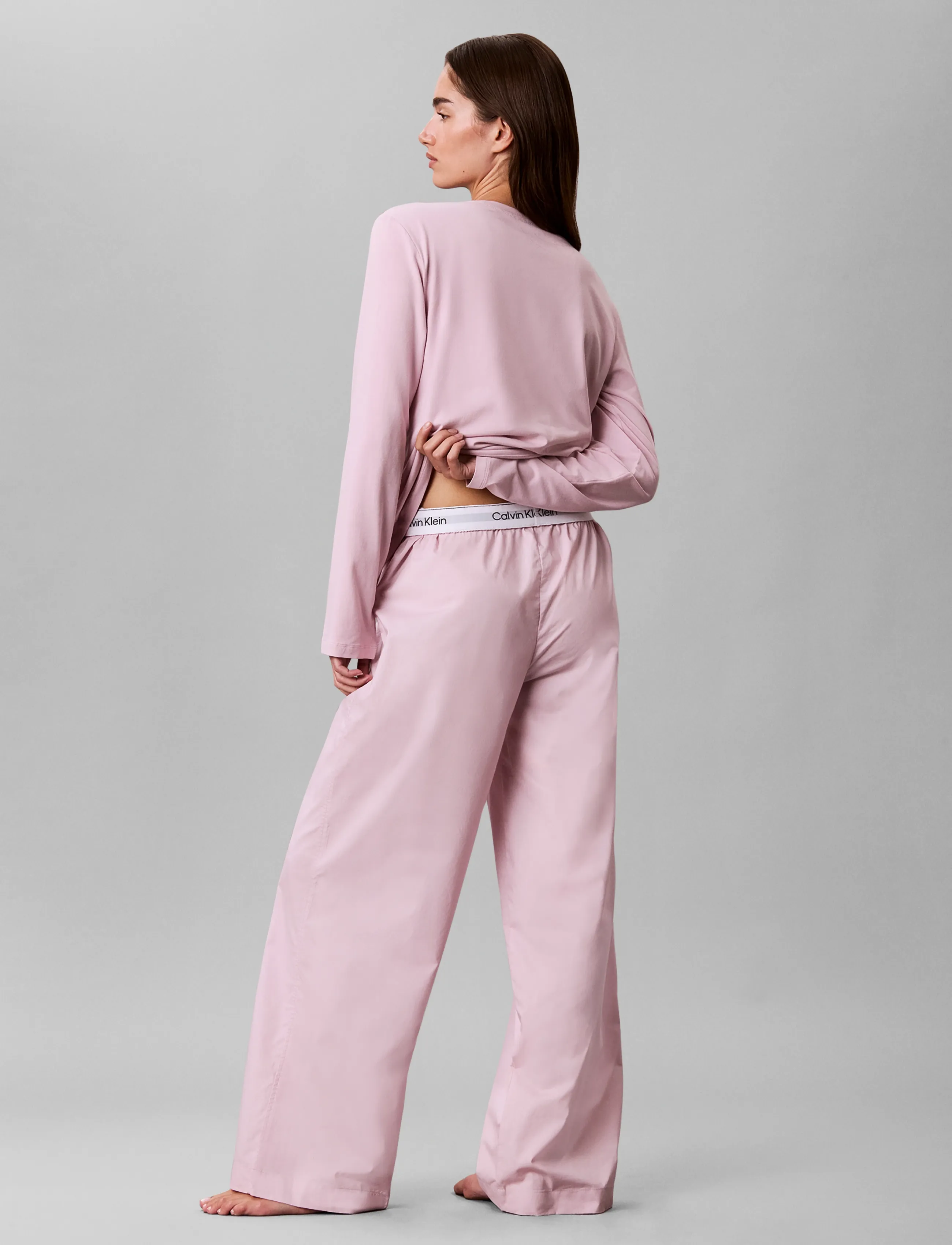 Calvin Klein - LS PANT SET - pidžaamad - hawaii orchid - 3