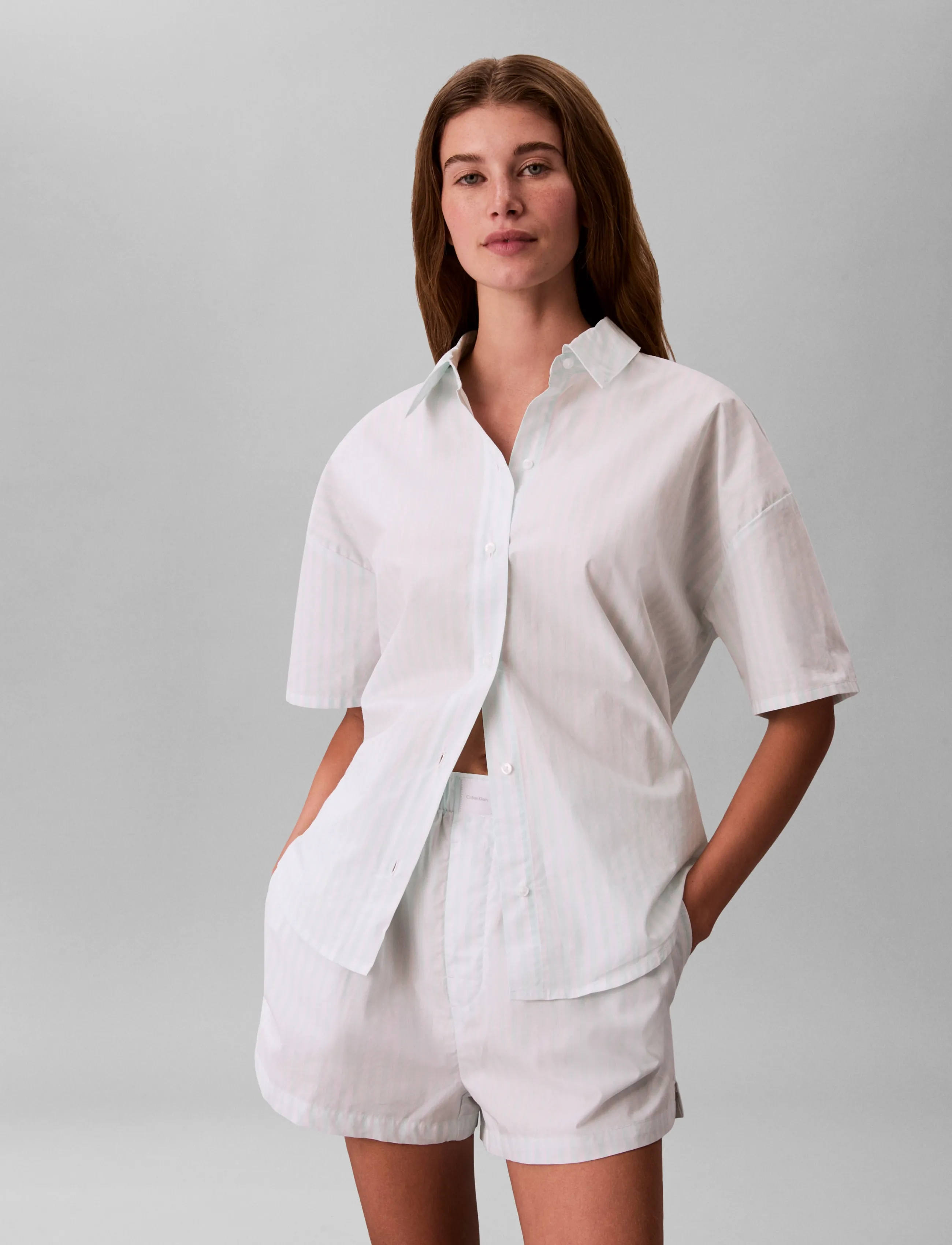 Calvin Klein S/S Shirt Short Set pyjamas dam – bild 3