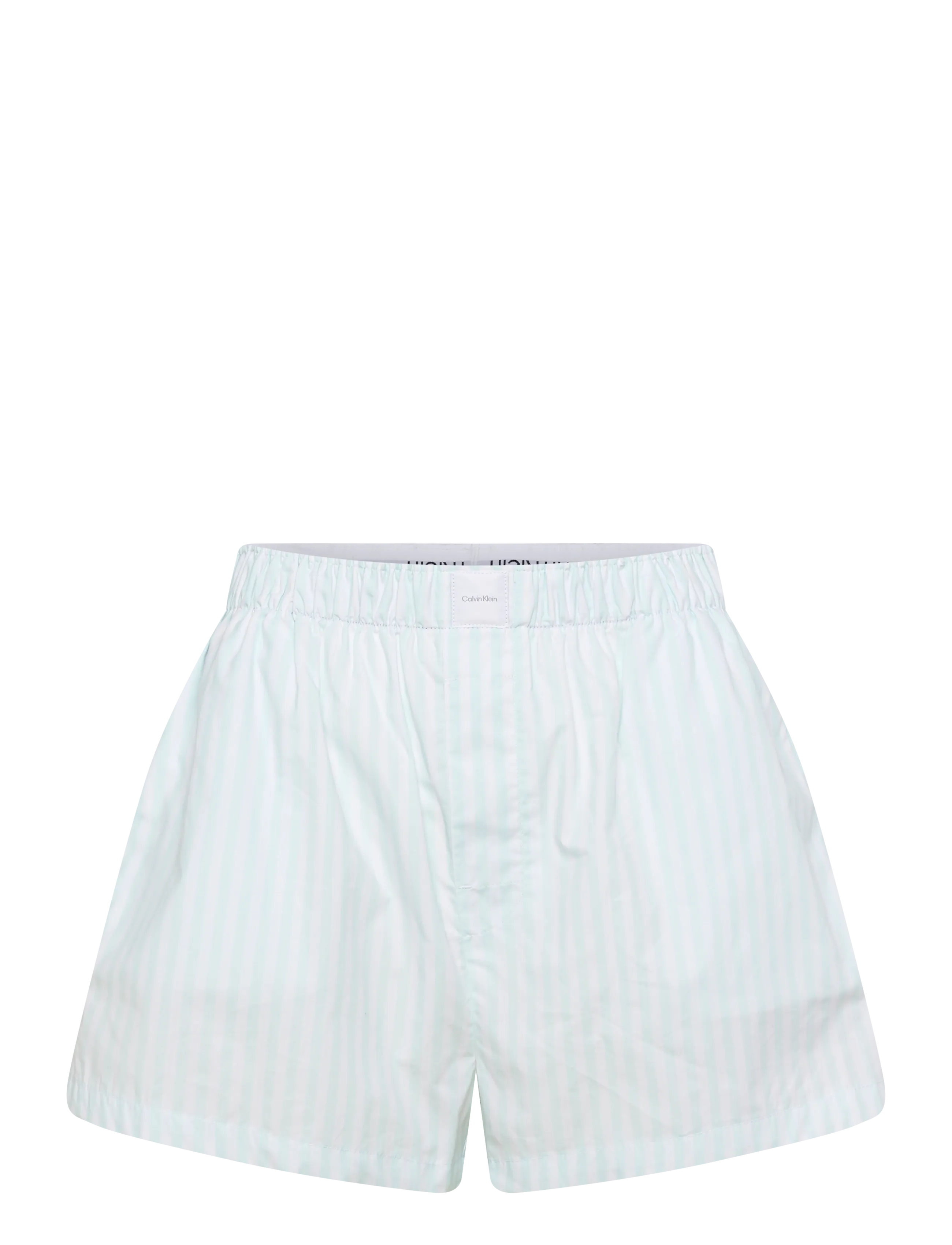 Calvin Klein - S/S SHIRT SHORT SET - pyjamas - penny stripe feel the mint - 2
