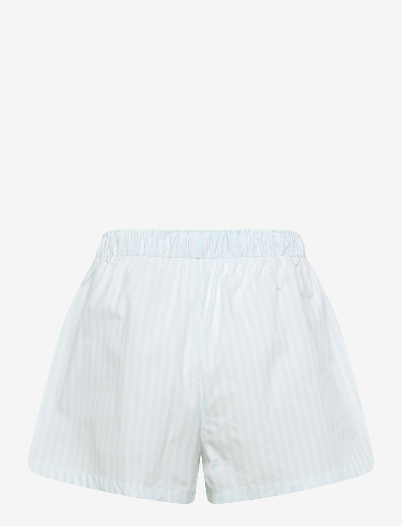 Calvin Klein - S/S SHIRT SHORT SET - pyjamas - penny stripe feel the mint - 3