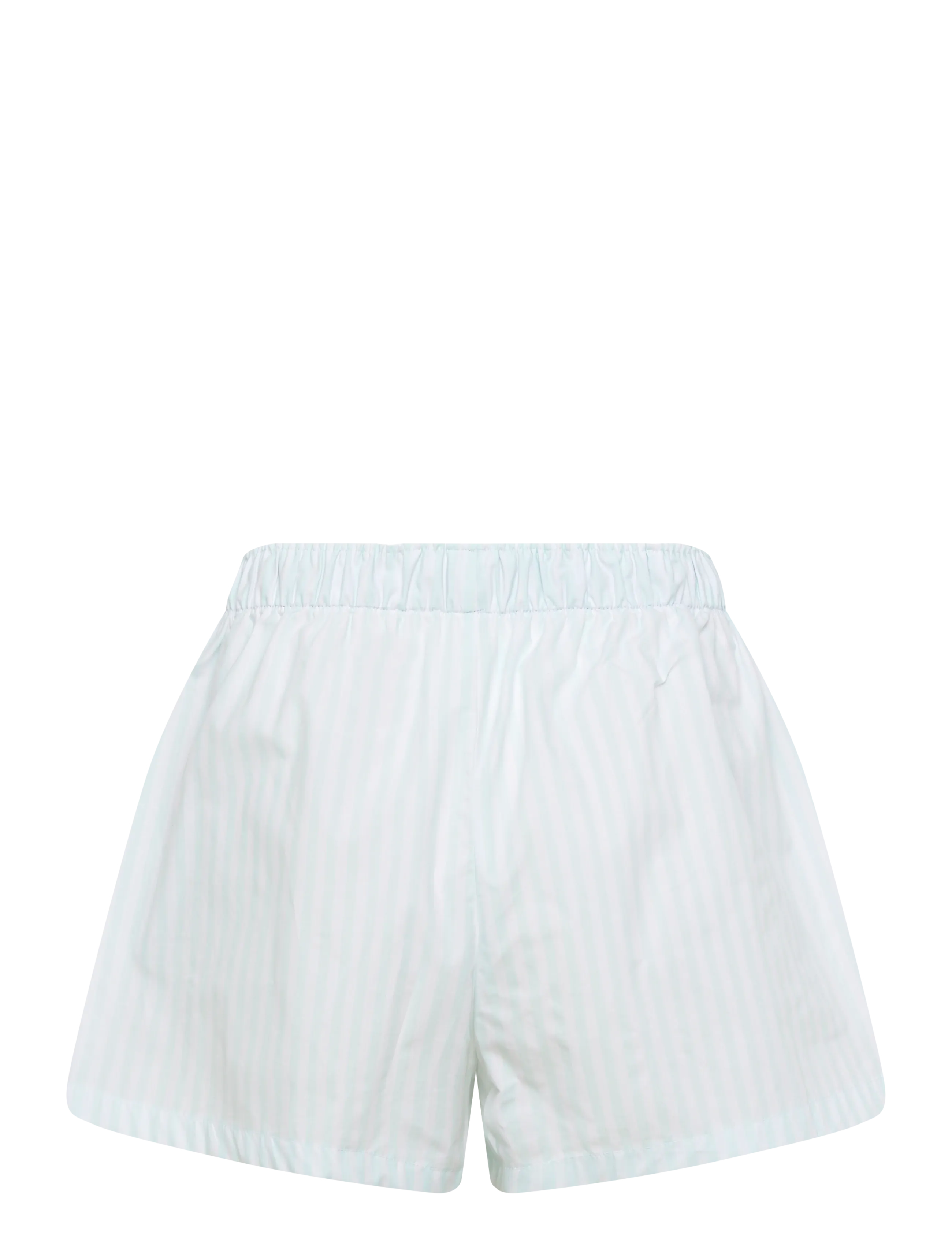 Calvin Klein - S/S SHIRT SHORT SET - pyjamas - penny stripe feel the mint - 3