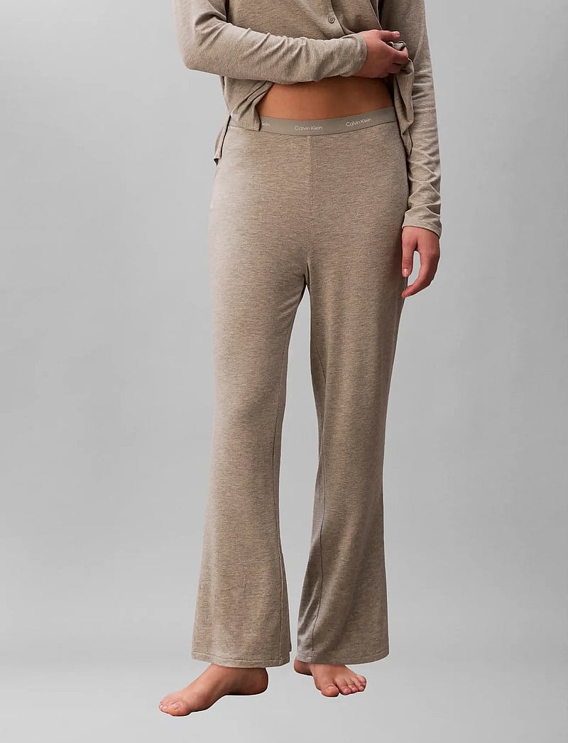 Calvin Klein - LS SHIRT SET - pyjamas - grey heather - 4