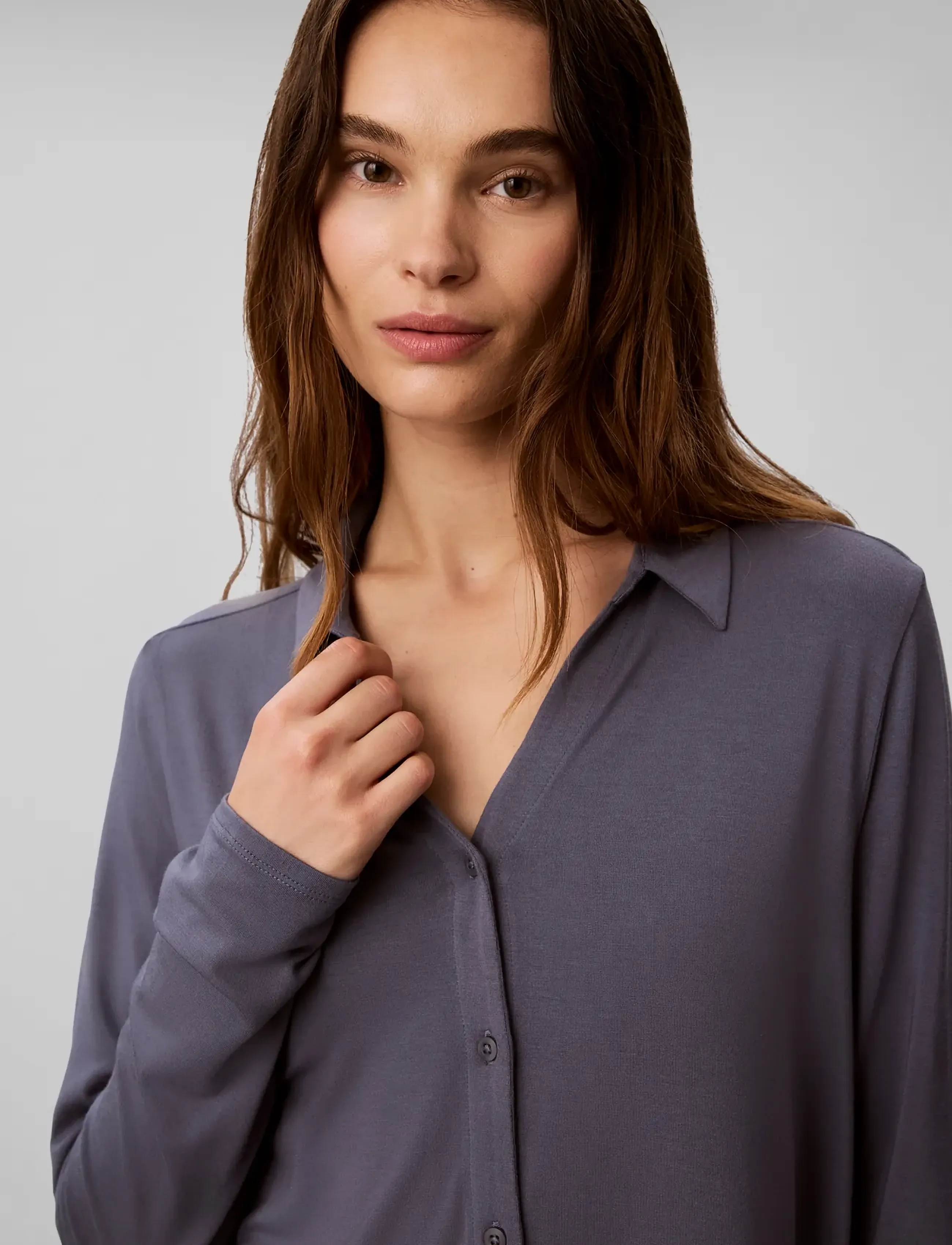 Calvin Klein - LS SHIRT SET - pidžaamad - grisaille - 2