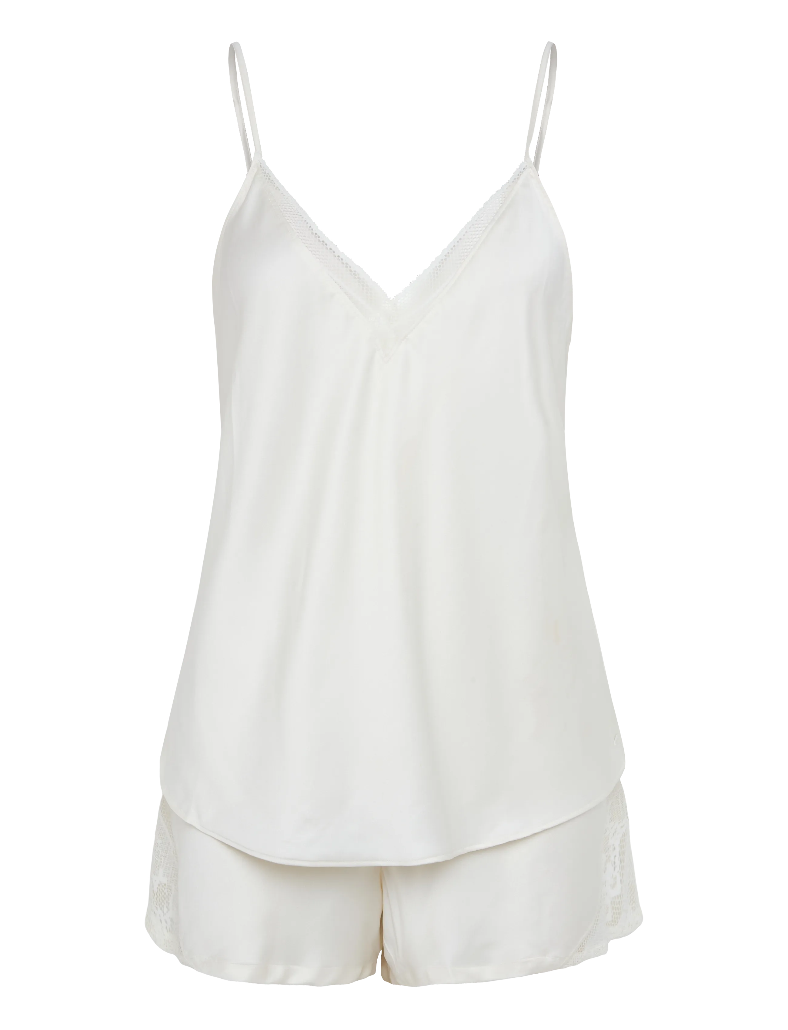 Calvin Klein - CAMI SHORT SET - pyjamas - ivory - 1